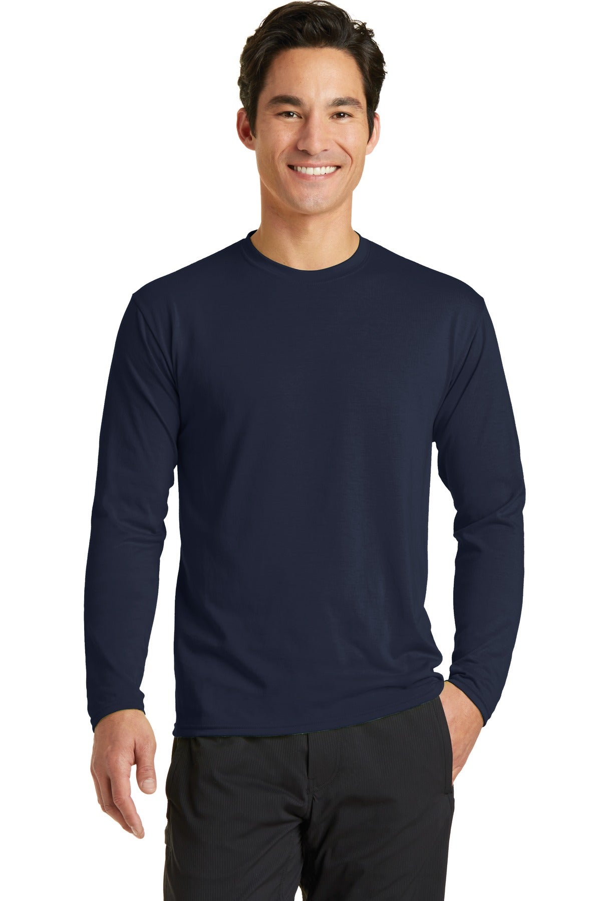 Port & Co Long Sleeve Performance Blend Tee PC381LS