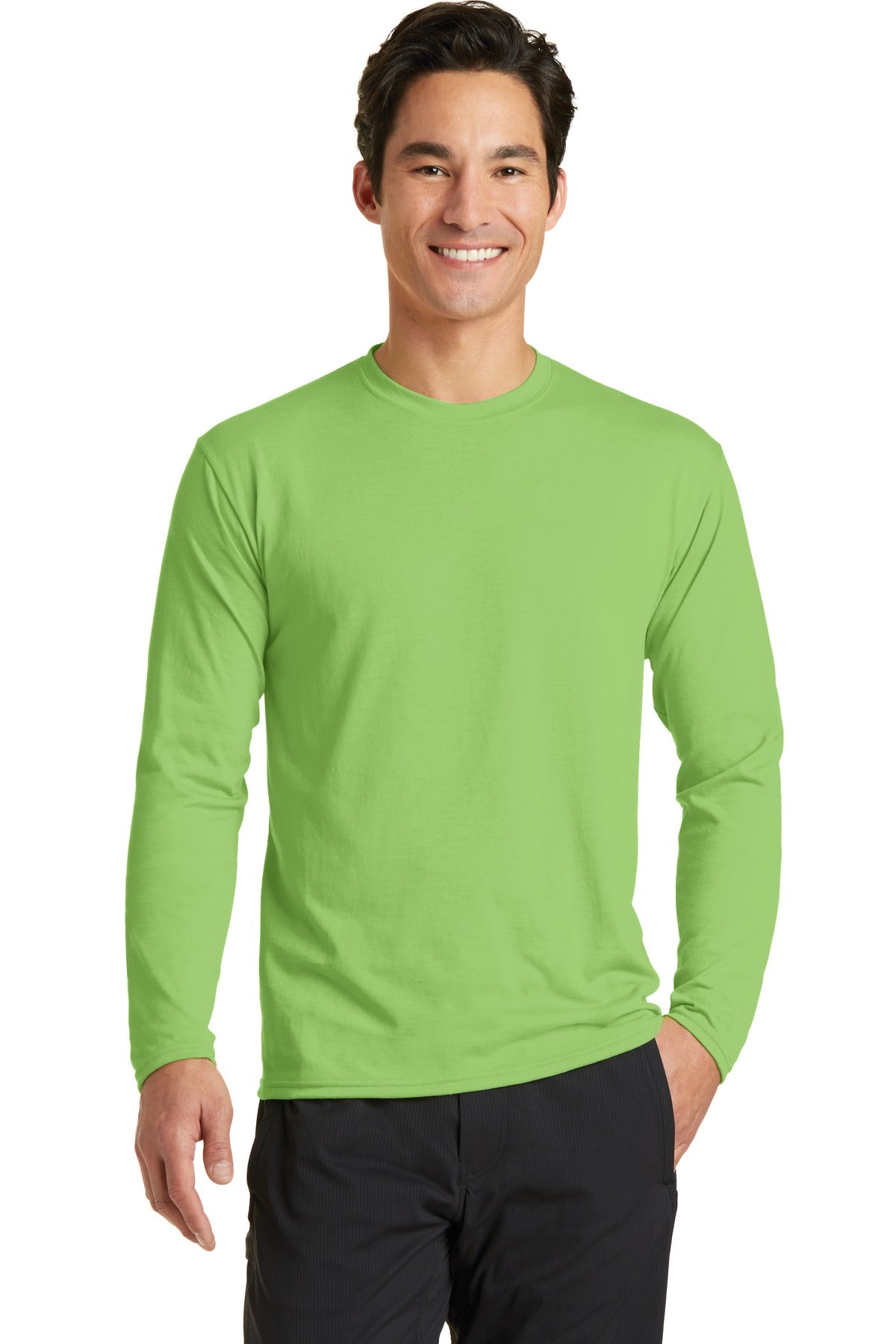 Port & Co Long Sleeve Performance Blend Tee PC381LS