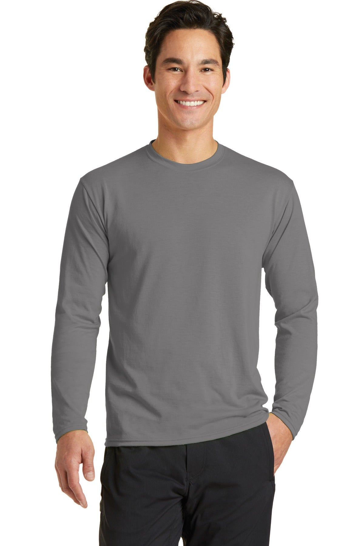 Port & Co Long Sleeve Performance Blend Tee PC381LS