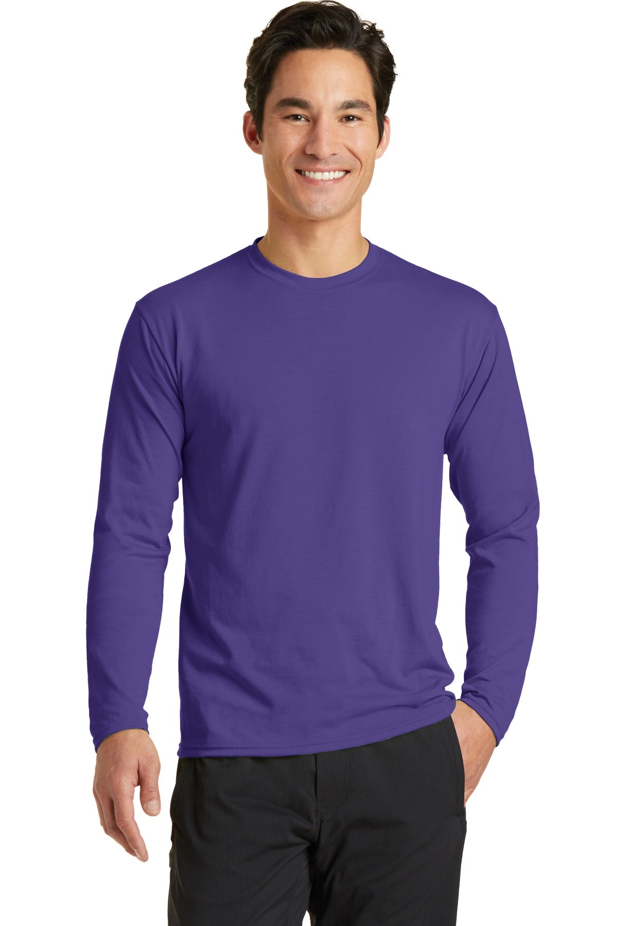 Port & Co Long Sleeve Performance Blend Tee PC381LS