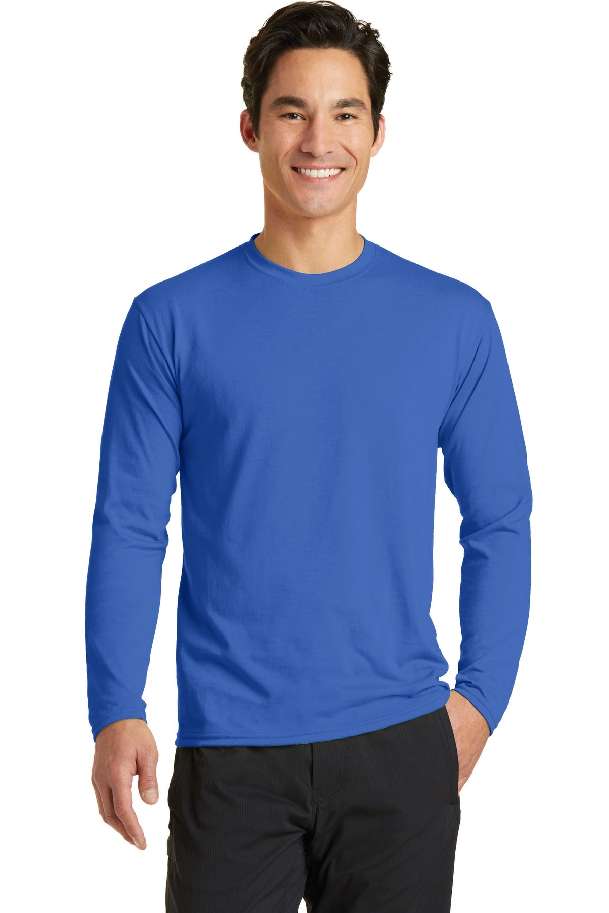 Port & Co Long Sleeve Performance Blend Tee PC381LS