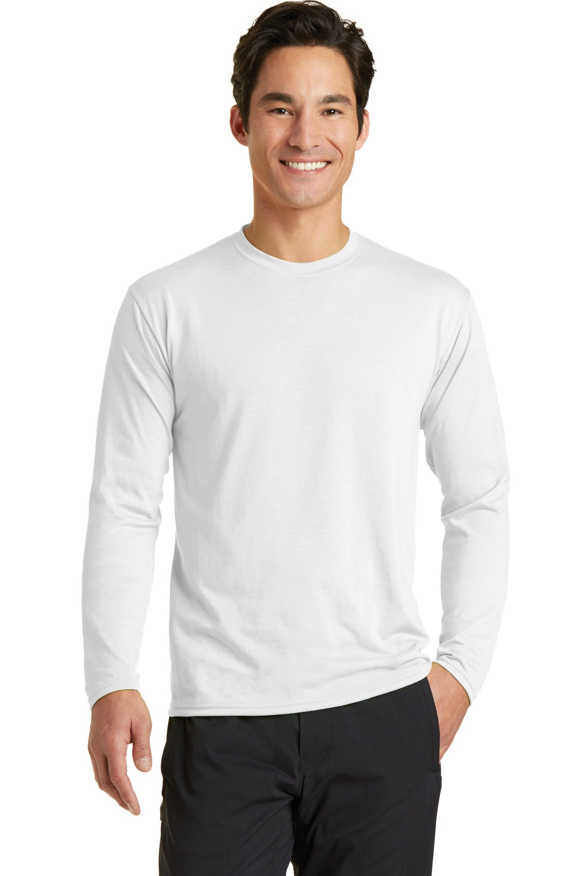 Port & Co Long Sleeve Performance Blend Tee PC381LS