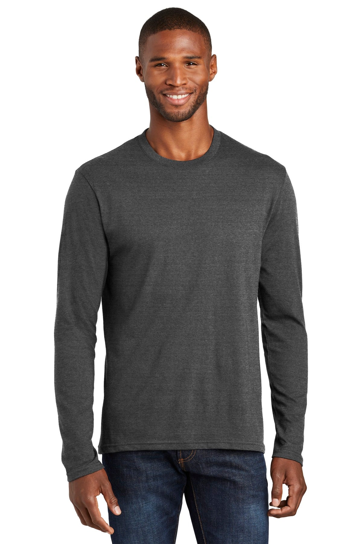 Port & Co™ Long Sleeve Fan Favorite ™ Blend Tee PC455LS