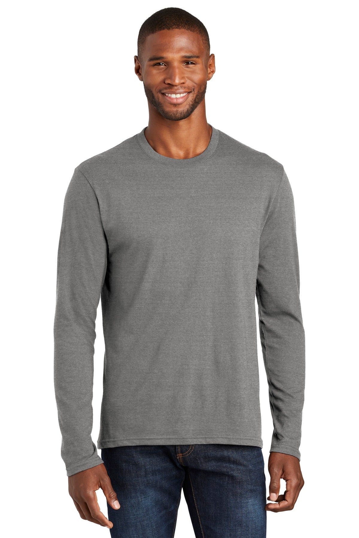 Port & Co™ Long Sleeve Fan Favorite ™ Blend Tee PC455LS