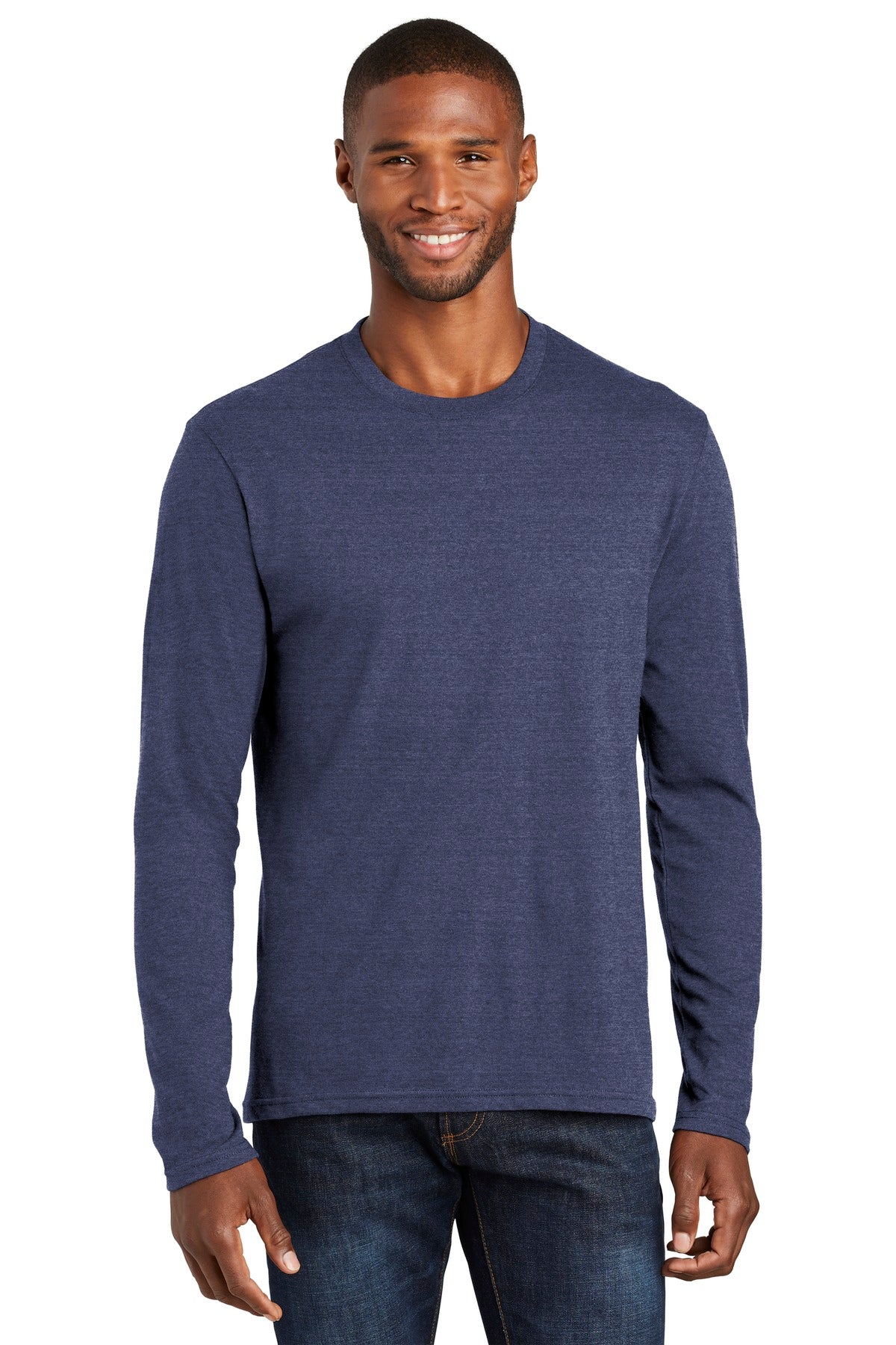 Port & Co™ Long Sleeve Fan Favorite ™ Blend Tee PC455LS