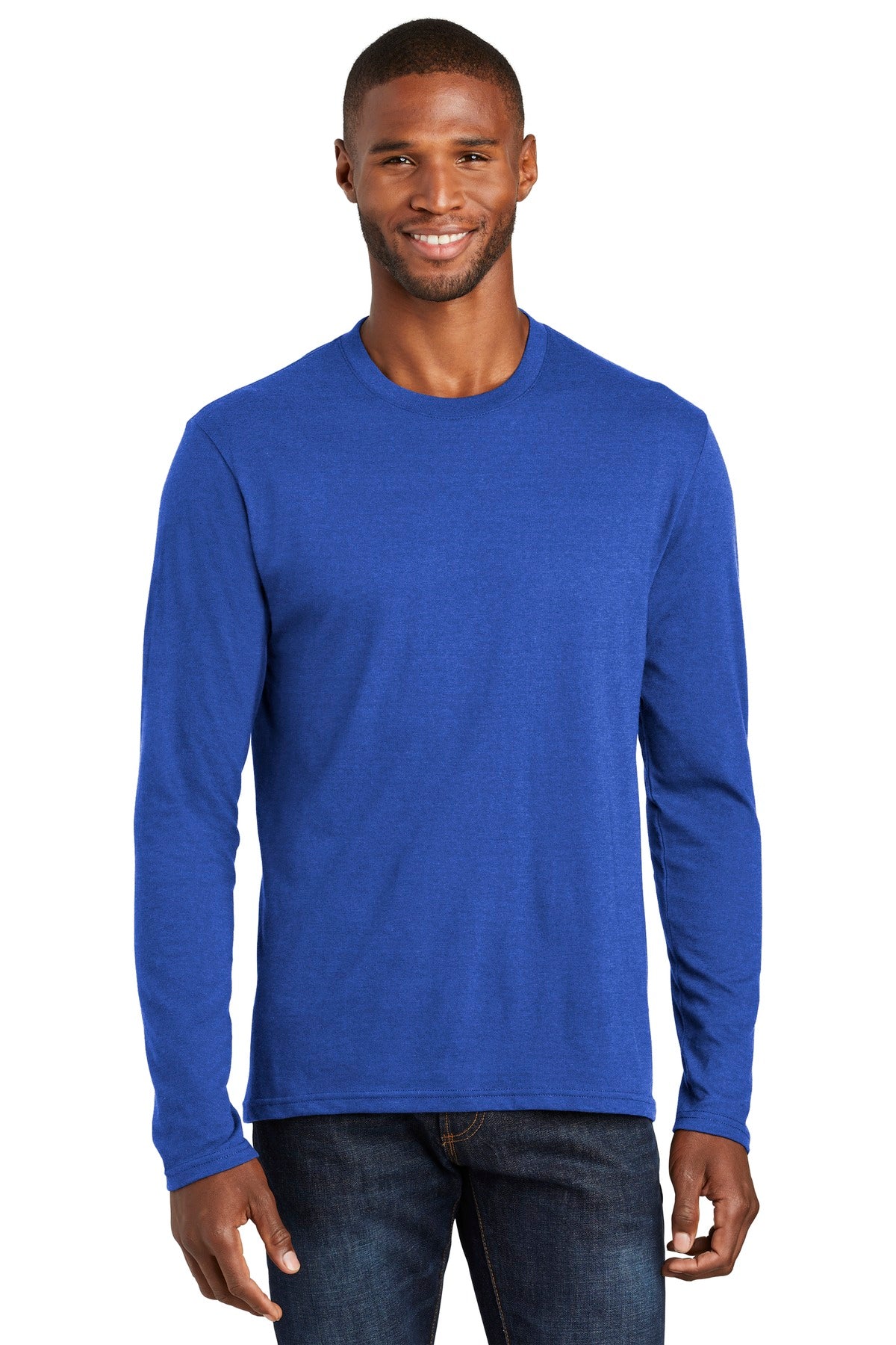 Port & Co™ Long Sleeve Fan Favorite ™ Blend Tee PC455LS
