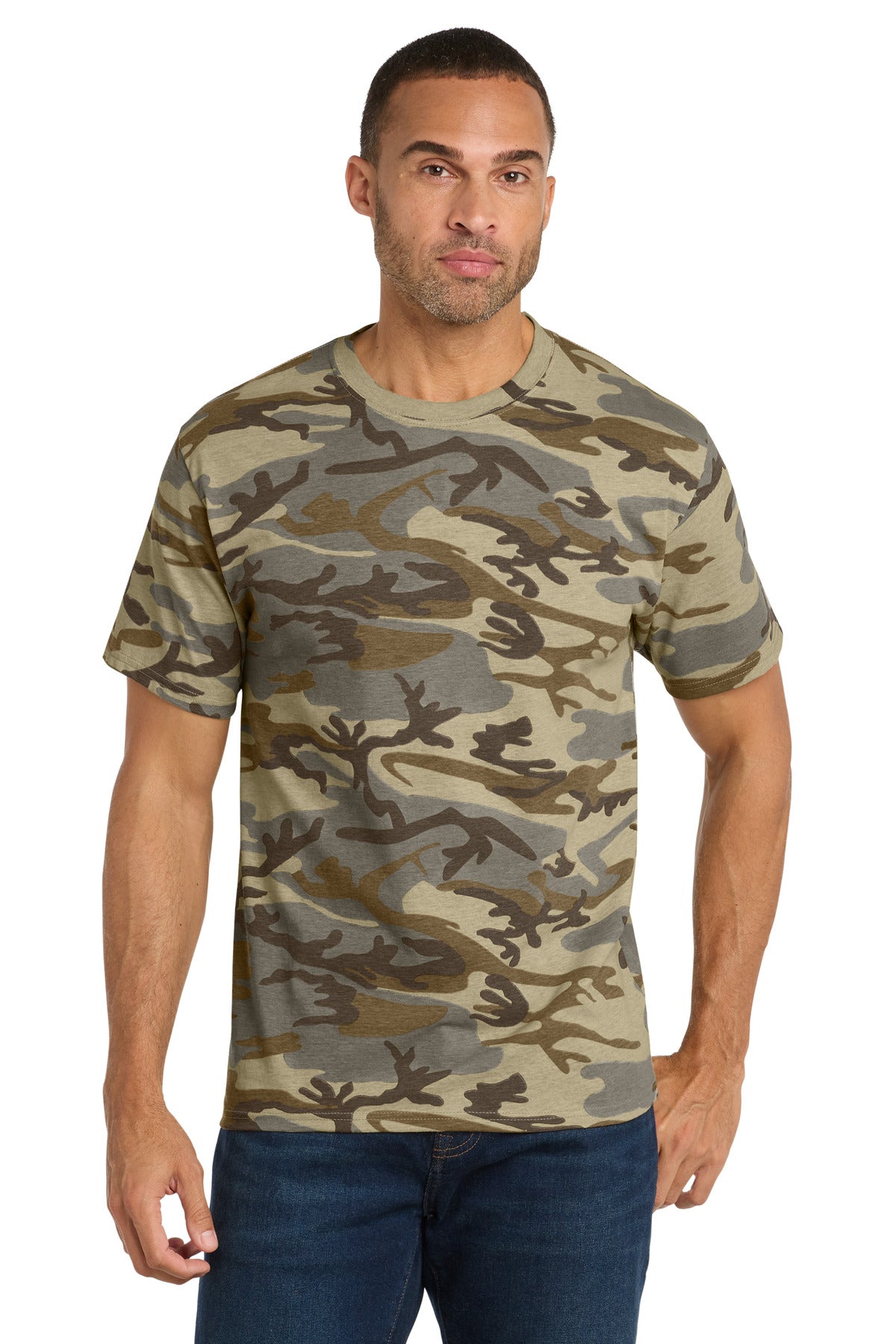 Port & Co™ Core Cotton Camo Tee  PC54C