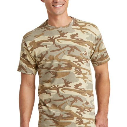 Port & Company ®  Core Cotton V-Neck Tee. PC54V