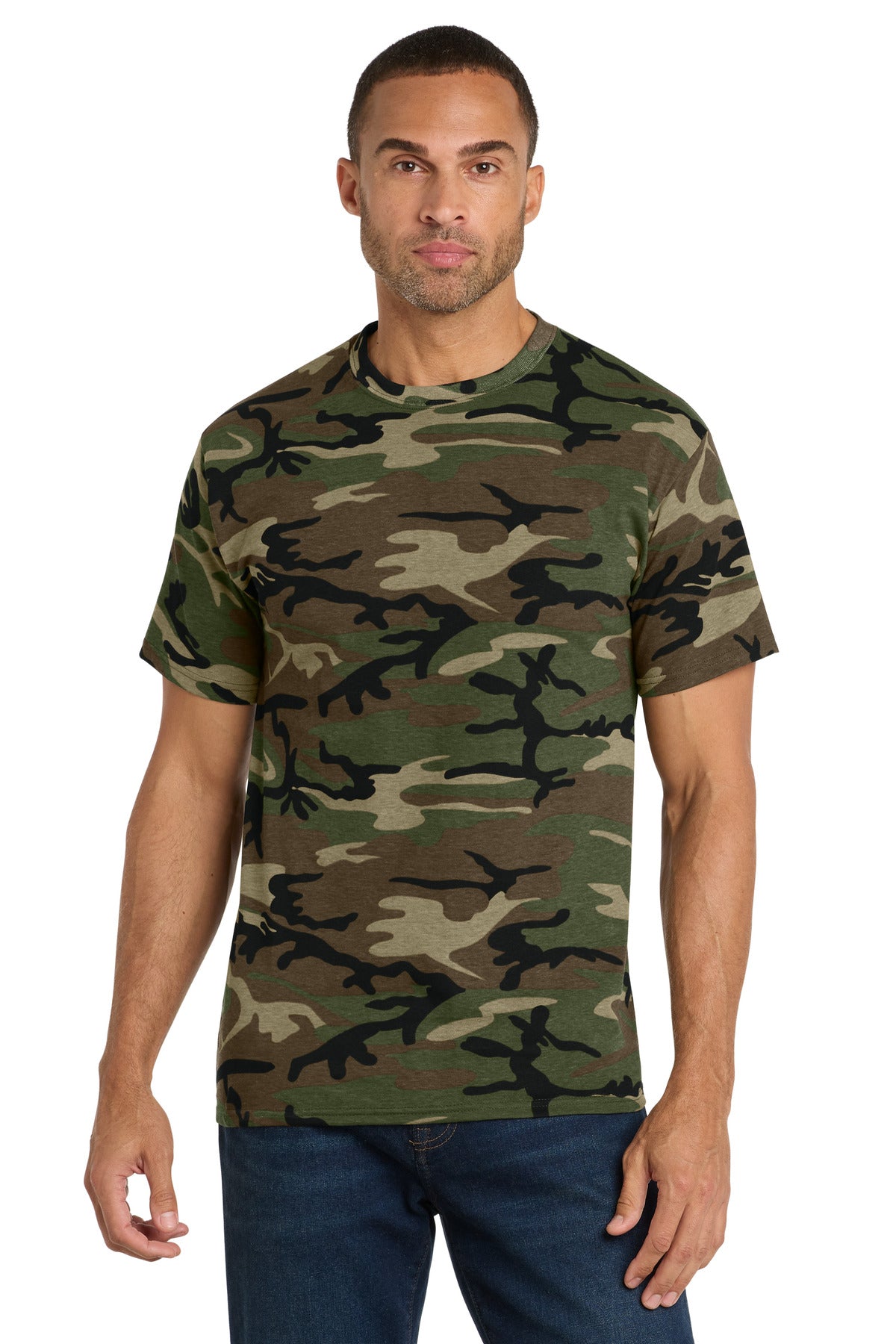 Port & Co™ Core Cotton Camo Tee  PC54C