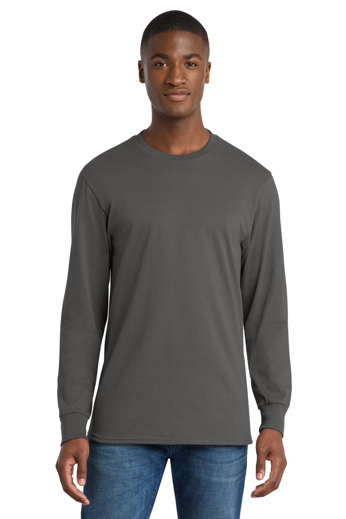 Port & Co™ Long Sleeve Core Cotton Tee PC54LS