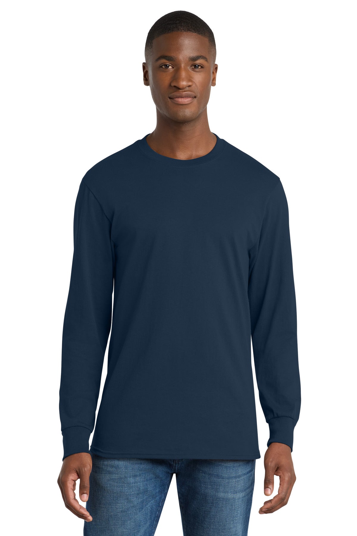 Port & Co™ Long Sleeve Core Cotton Tee PC54LS