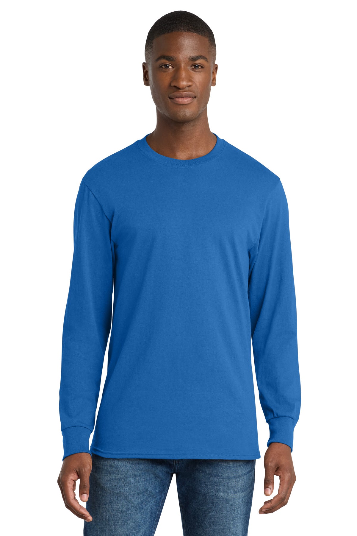 Port & Co™ Long Sleeve Core Cotton Tee PC54LS