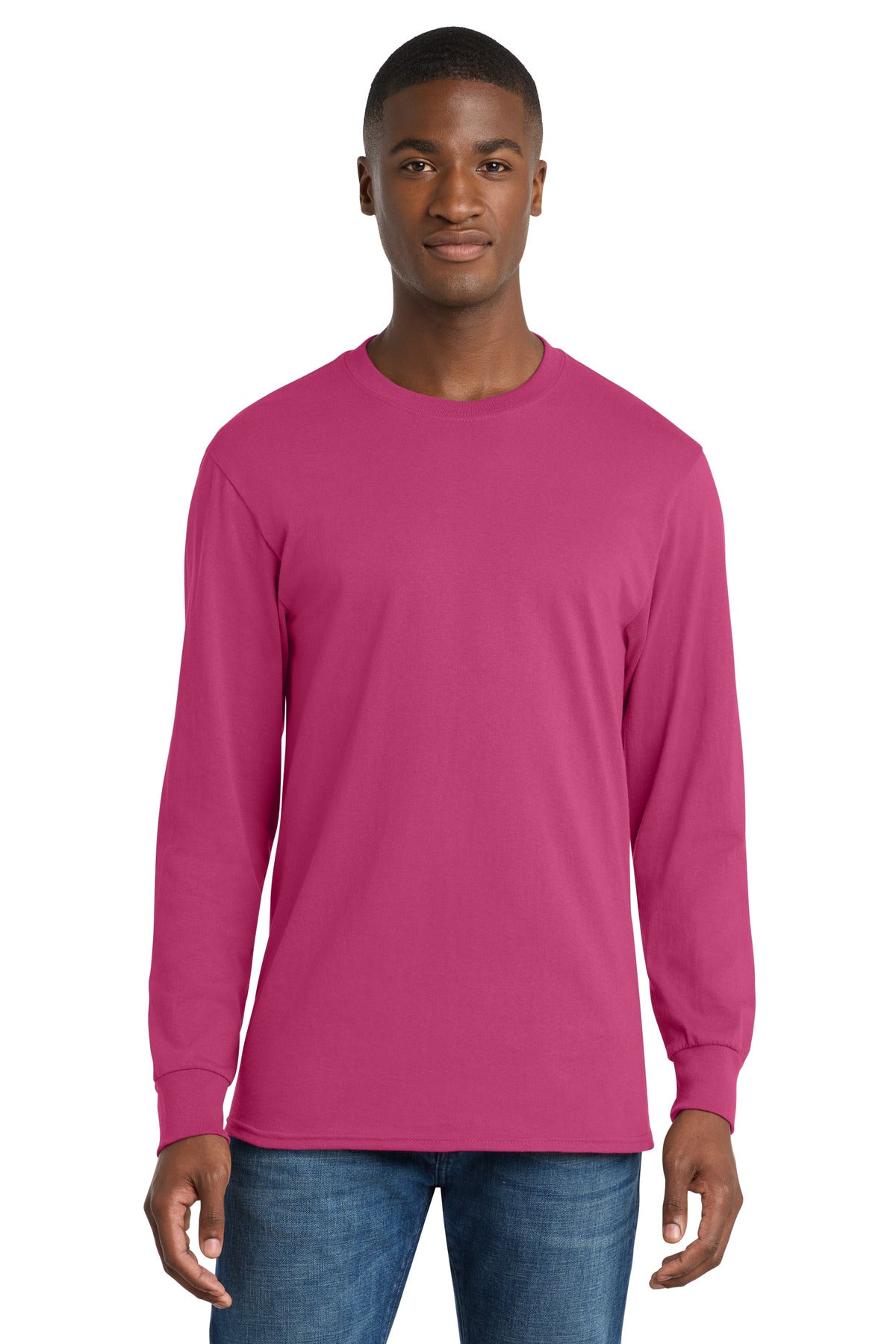 Port & Co™ Long Sleeve Core Cotton Tee PC54LS