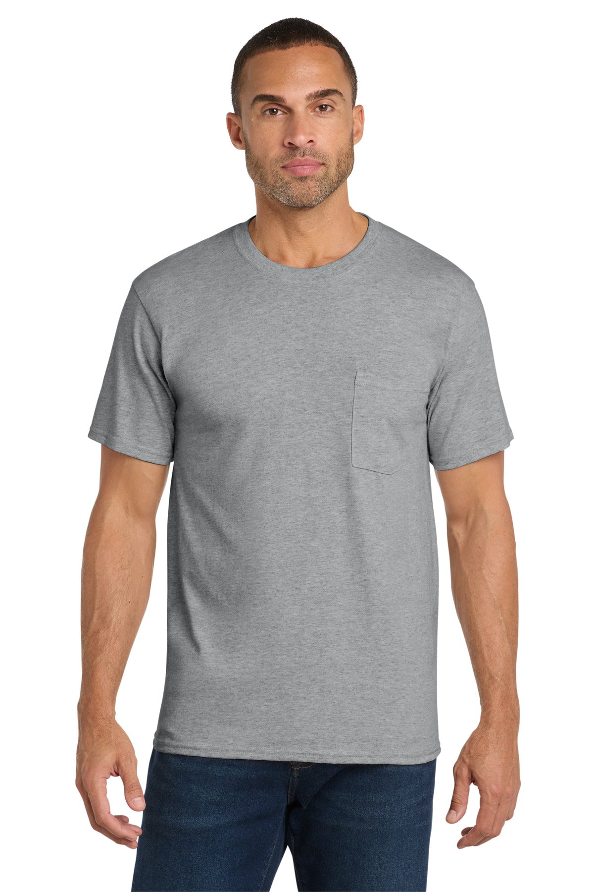 Port & Co™ Core Cotton Pocket Tee PC54P