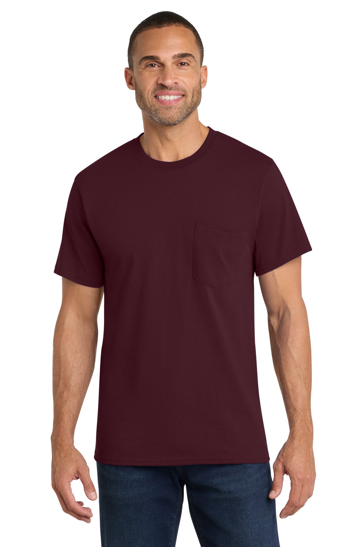 Port & Co™ Core Cotton Pocket Tee PC54P