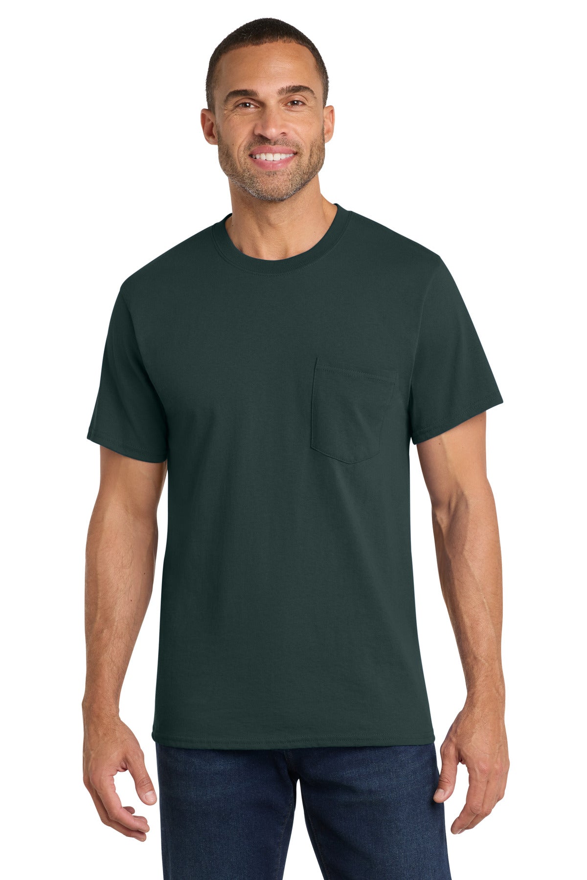 Port & Co™ Core Cotton Pocket Tee PC54P