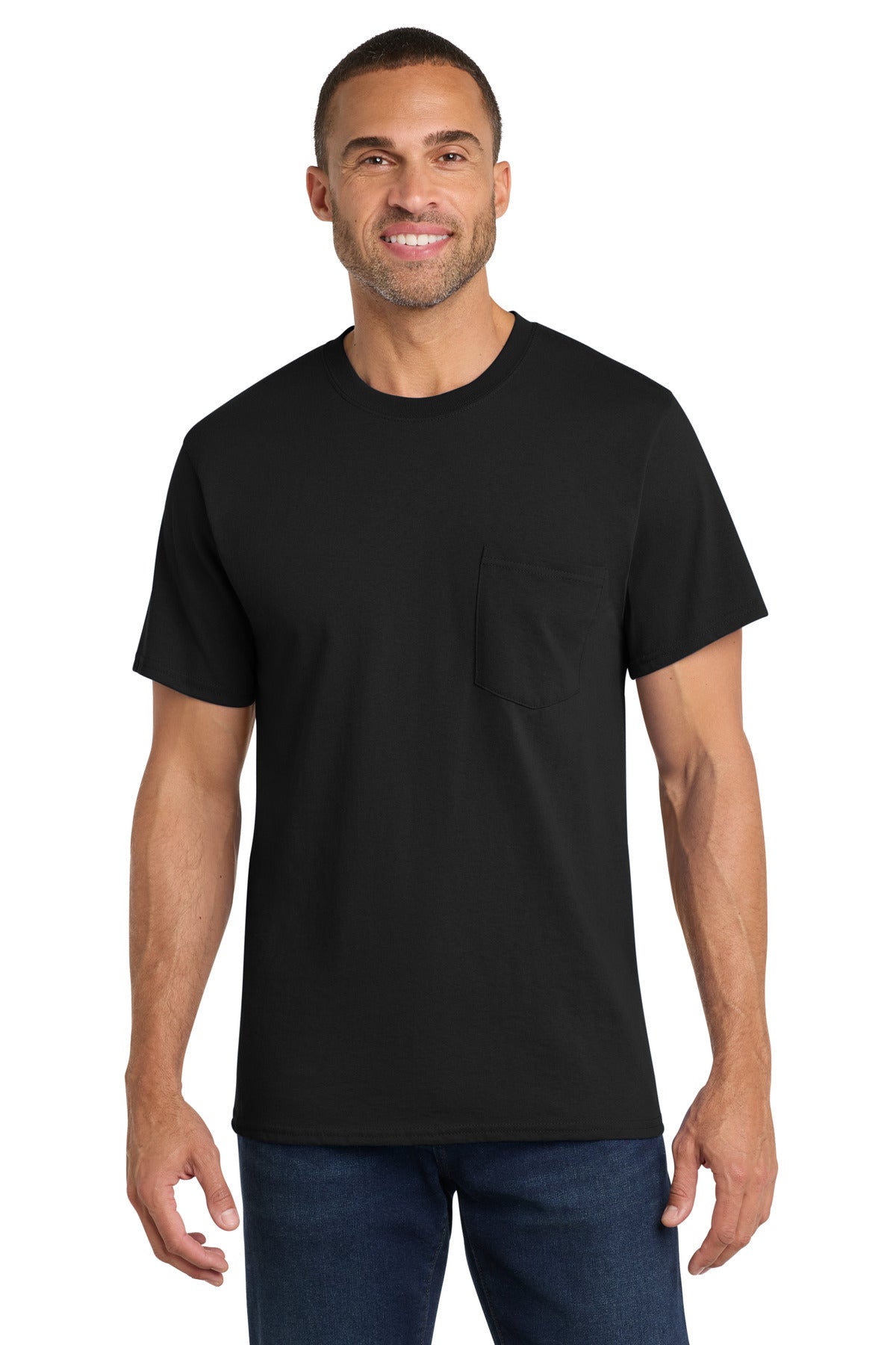 Port & Co™ Core Cotton Pocket Tee PC54P