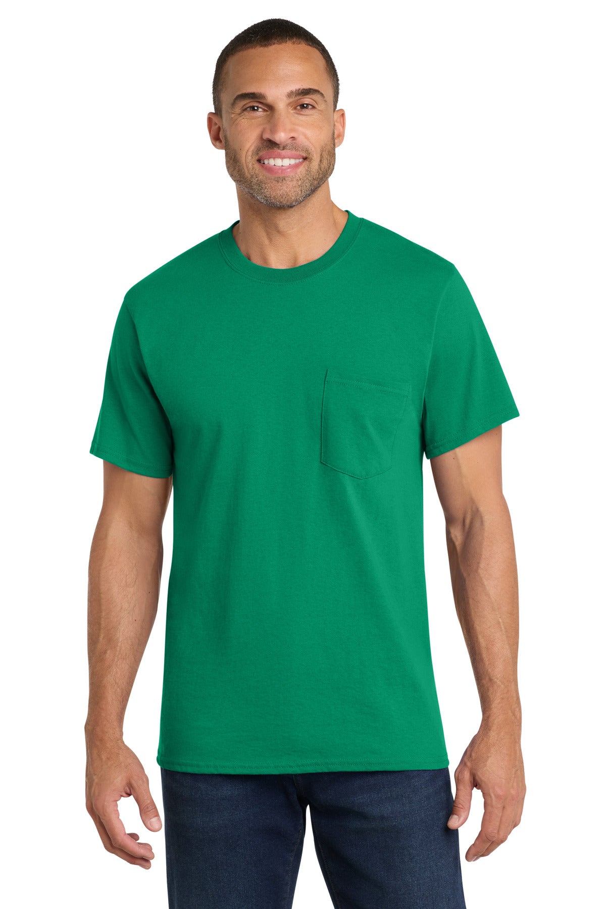 Port & Co™ Core Cotton Pocket Tee PC54P