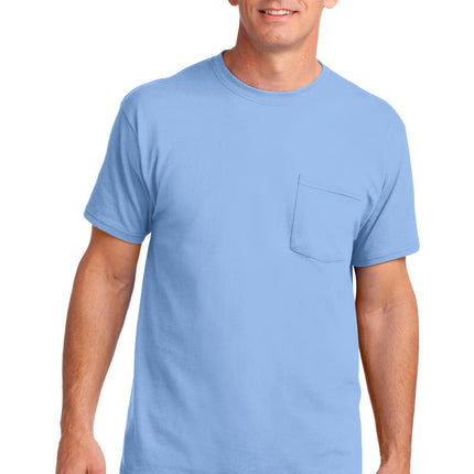 Port & Company ®  Core Cotton Pocket Tee. PC54P