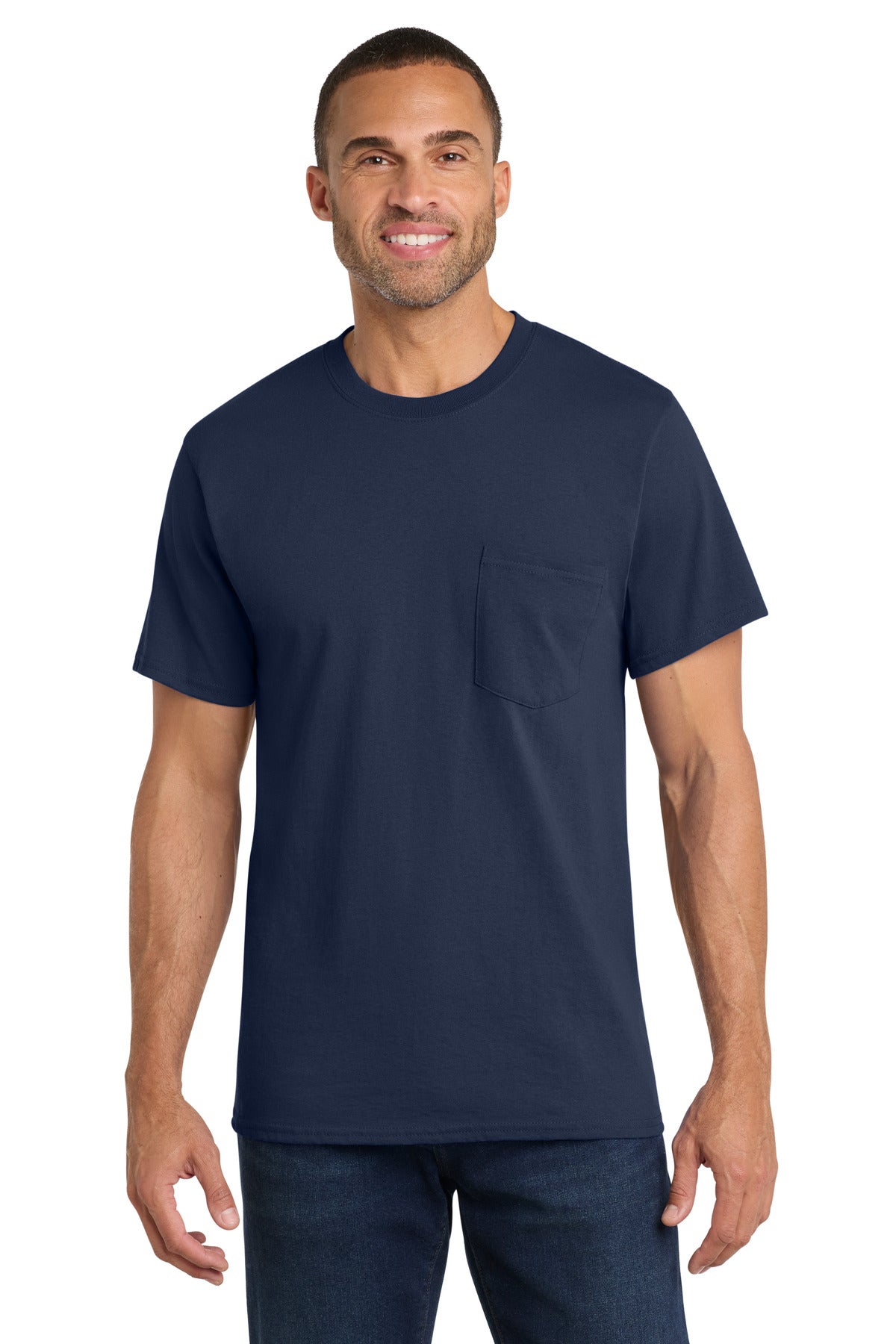 Port & Co™ Core Cotton Pocket Tee PC54P