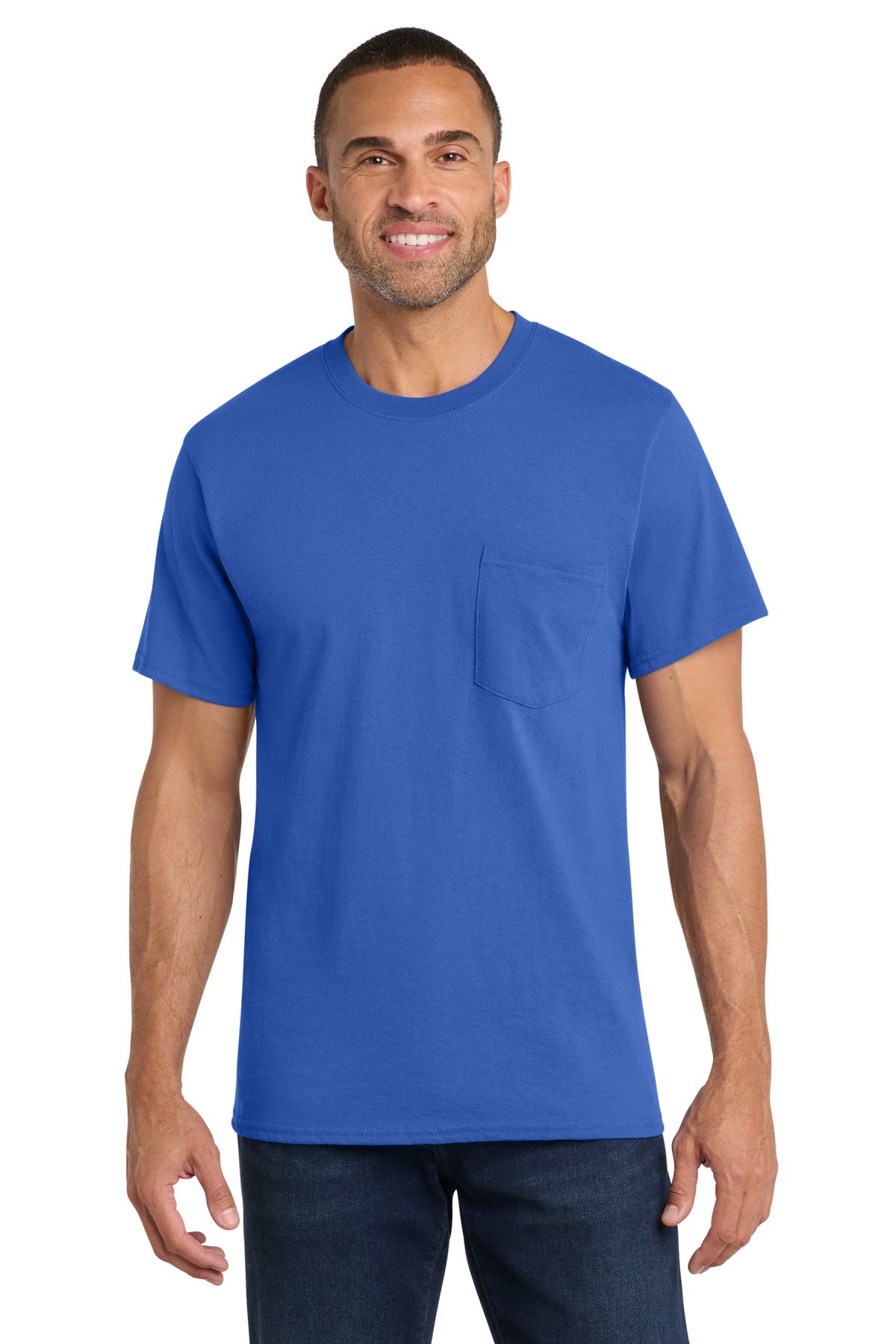 Port & Co™ Core Cotton Pocket Tee PC54P