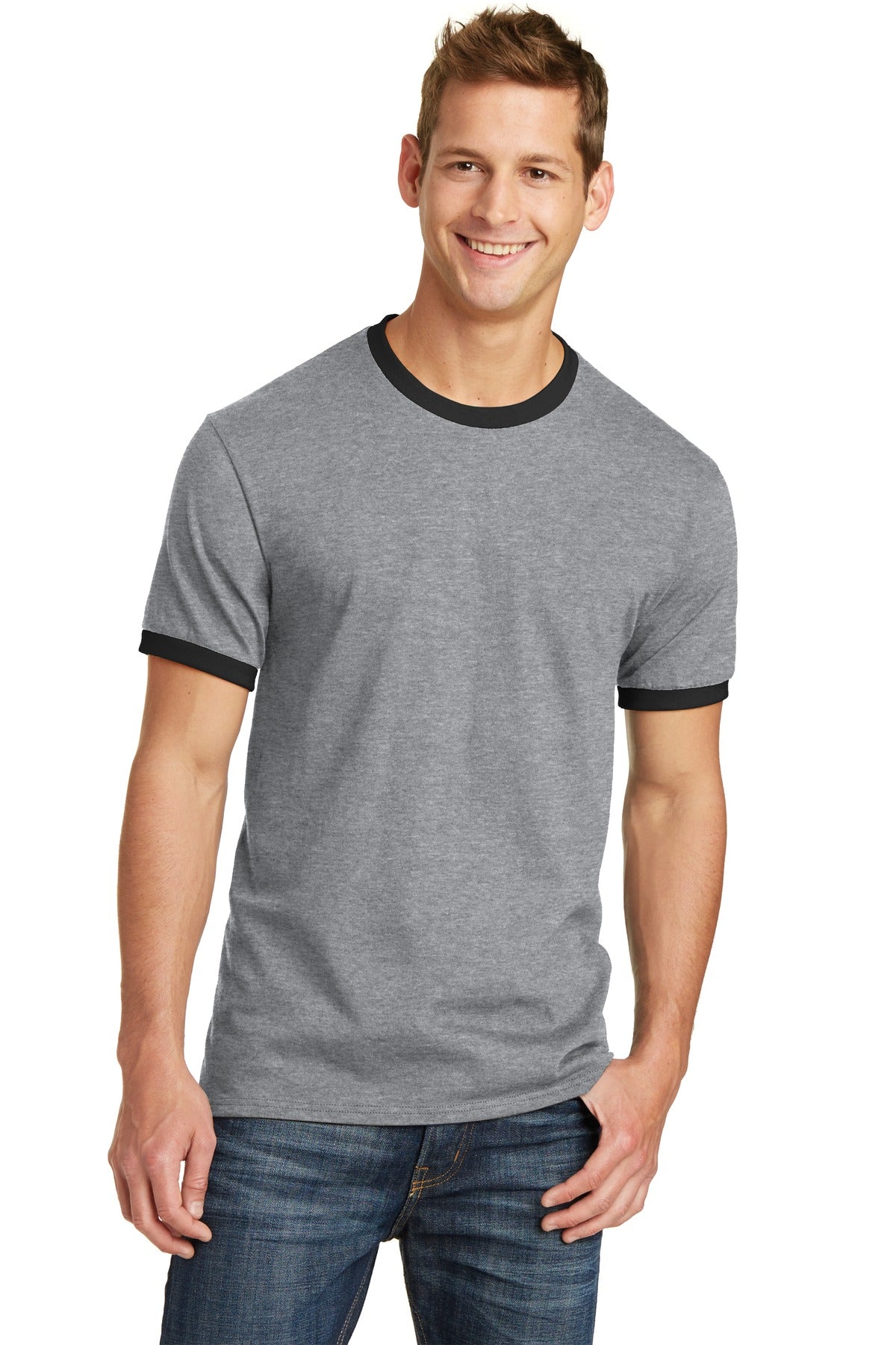 Port & Co™ Core Cotton Ringer Tee  PC54R