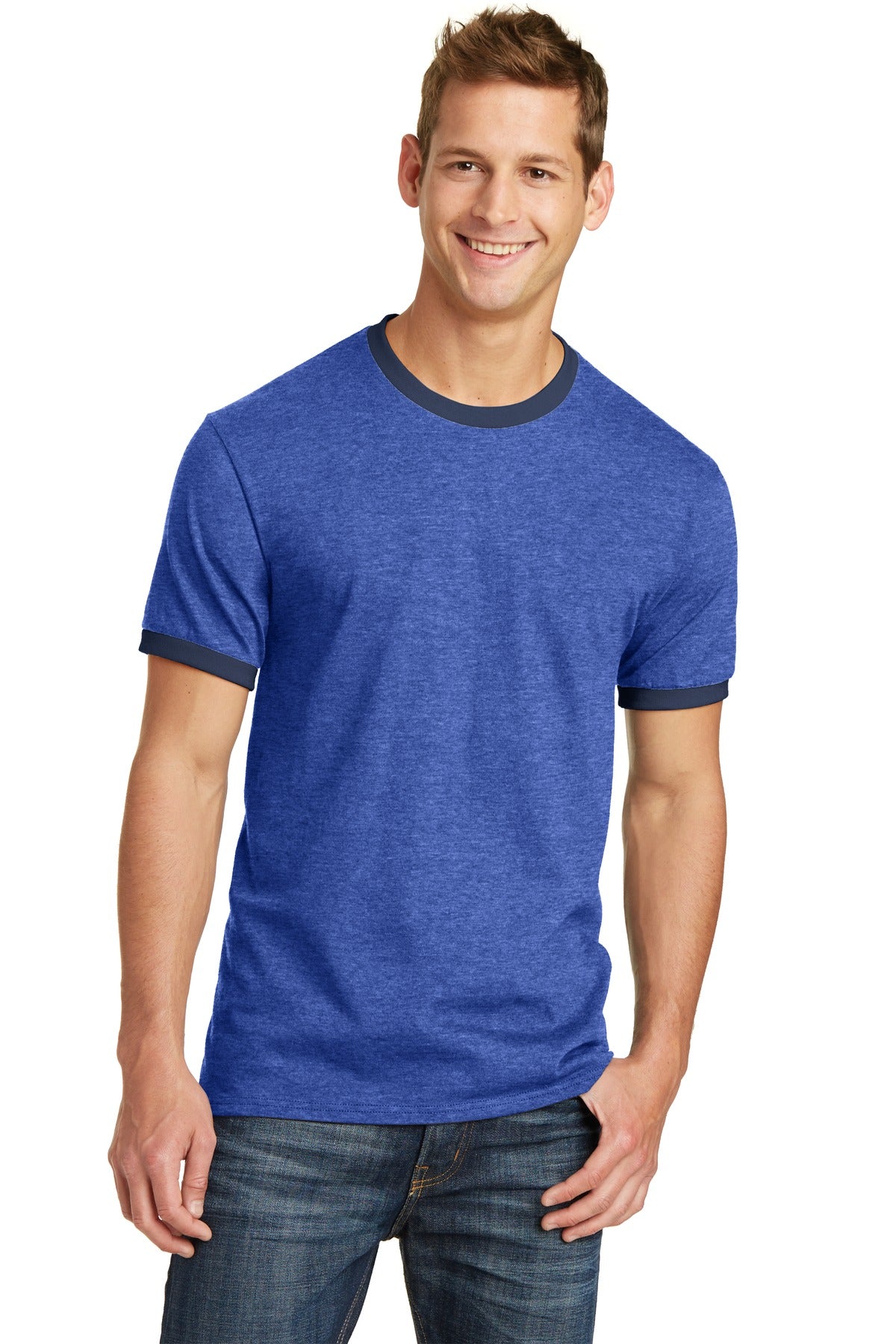 Port & Co™ Core Cotton Ringer Tee  PC54R
