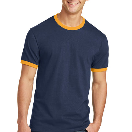 Port & Company ®  Core Cotton Ringer Tee.  PC54R