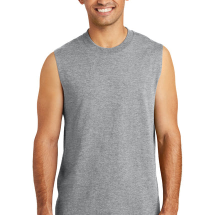 Port & Company  ®  Core Cotton Sleeveless Tee. PC54SL