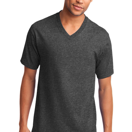 Port & Company ®  Core Cotton V-Neck Tee. PC54V
