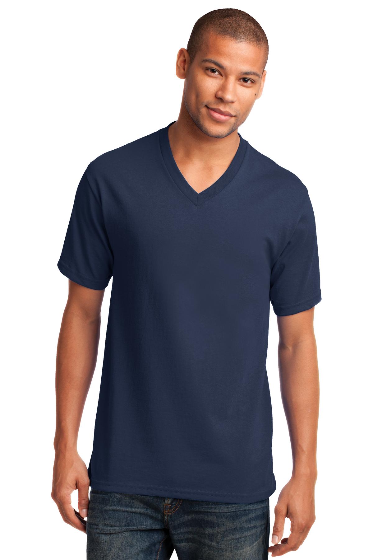 Port & Co™ Core Cotton V-Neck Tee PC54V