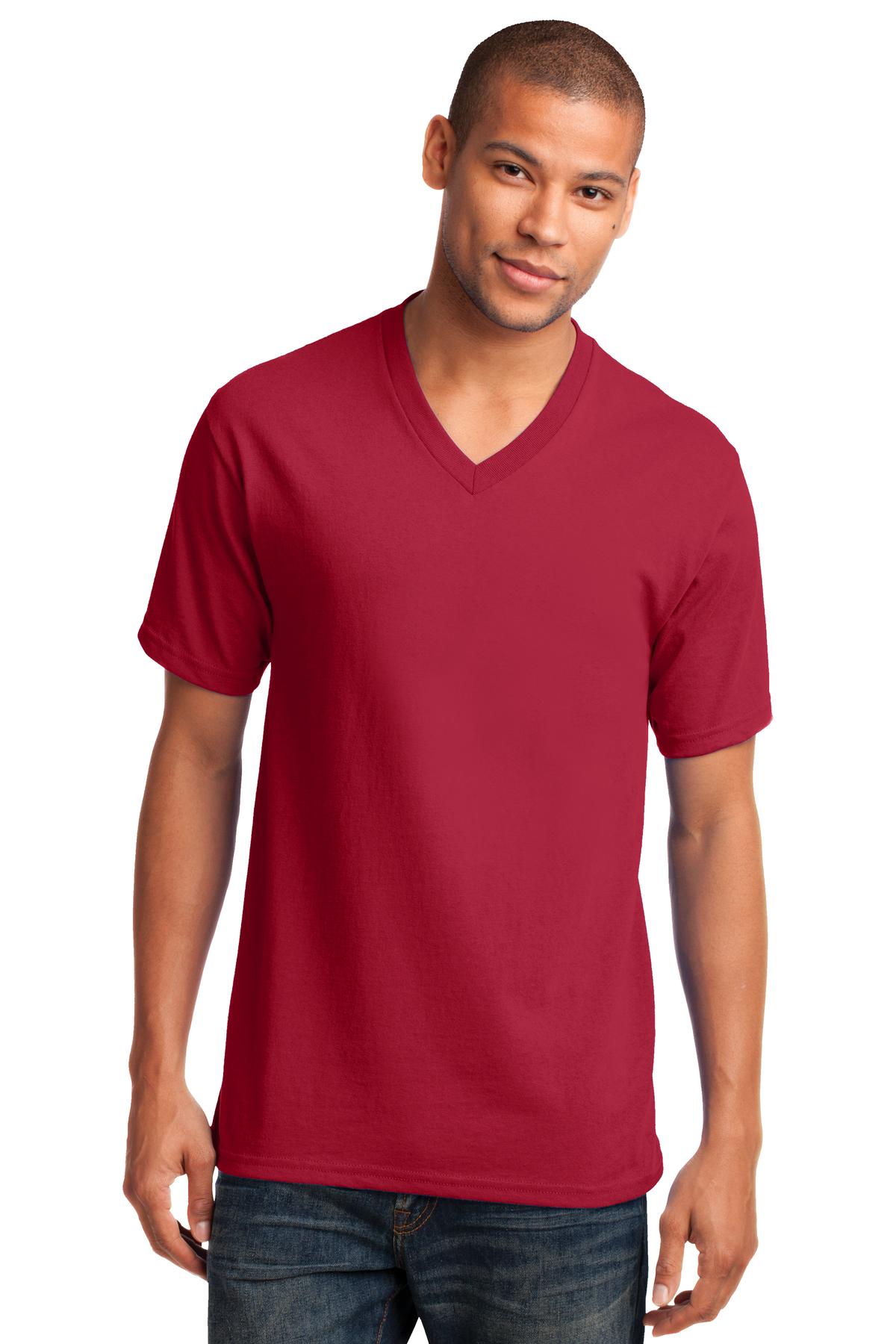 Port & Co™ Core Cotton V-Neck Tee PC54V
