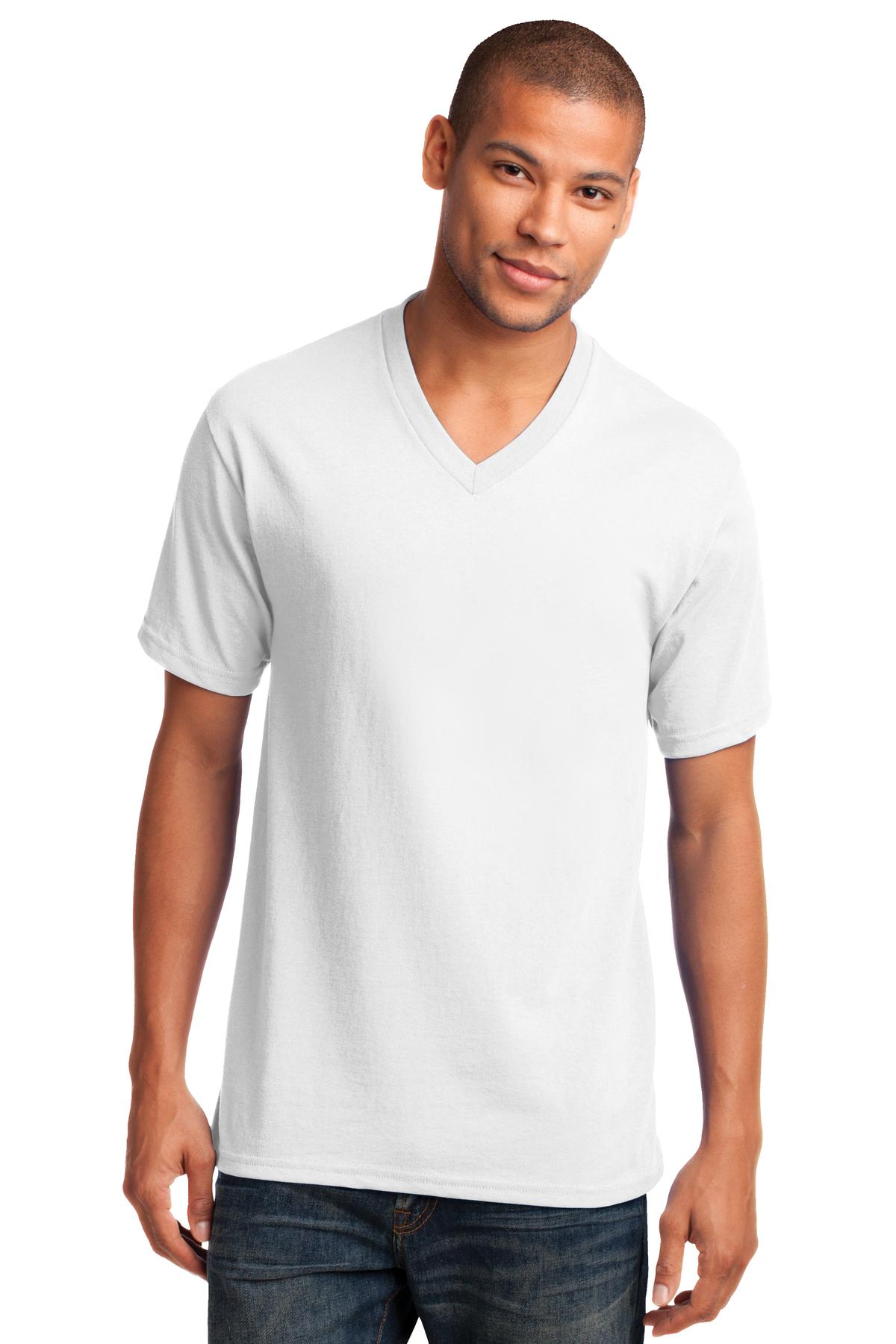 Port & Co™ Core Cotton V-Neck Tee PC54V