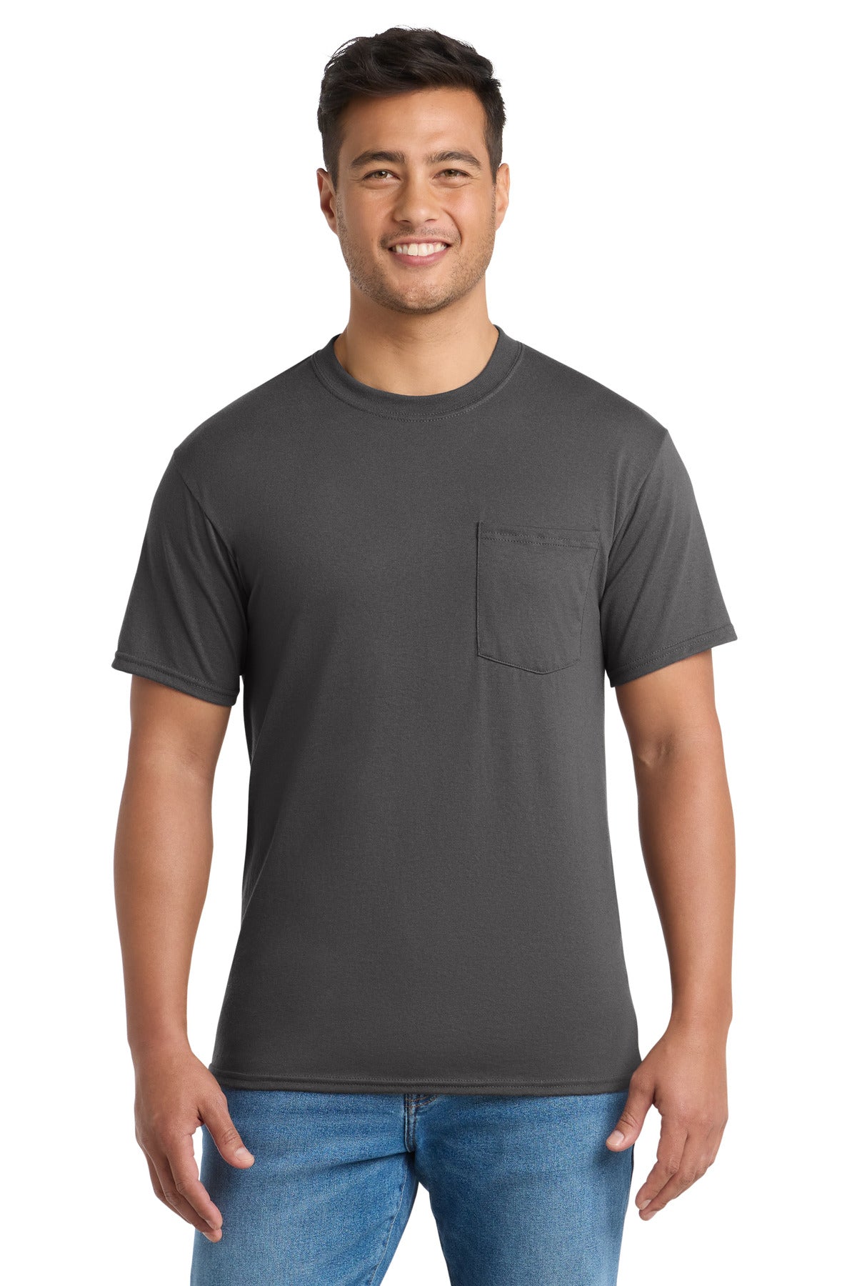 Port & Co™ Tall Core Blend Pocket Tee PC55PT