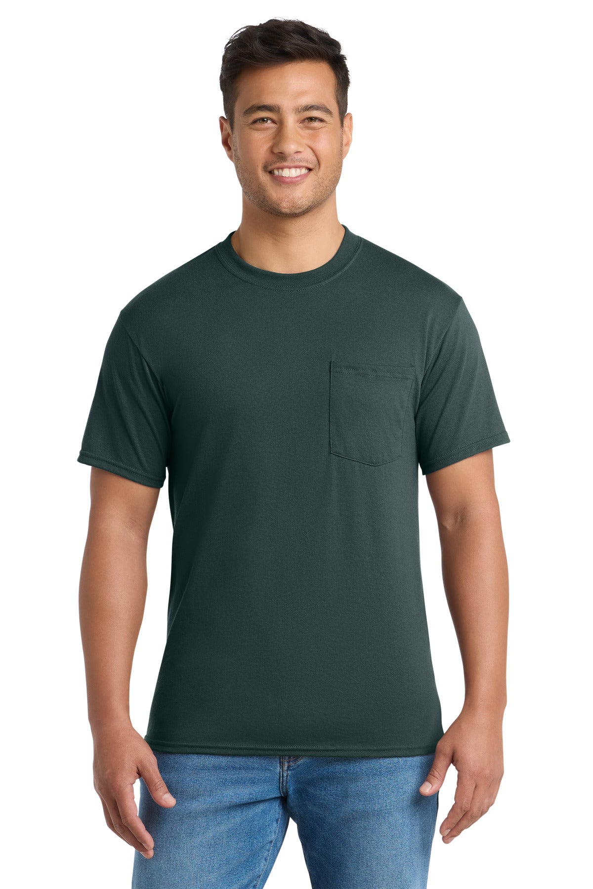 Port & Co™ Tall Core Blend Pocket Tee PC55PT