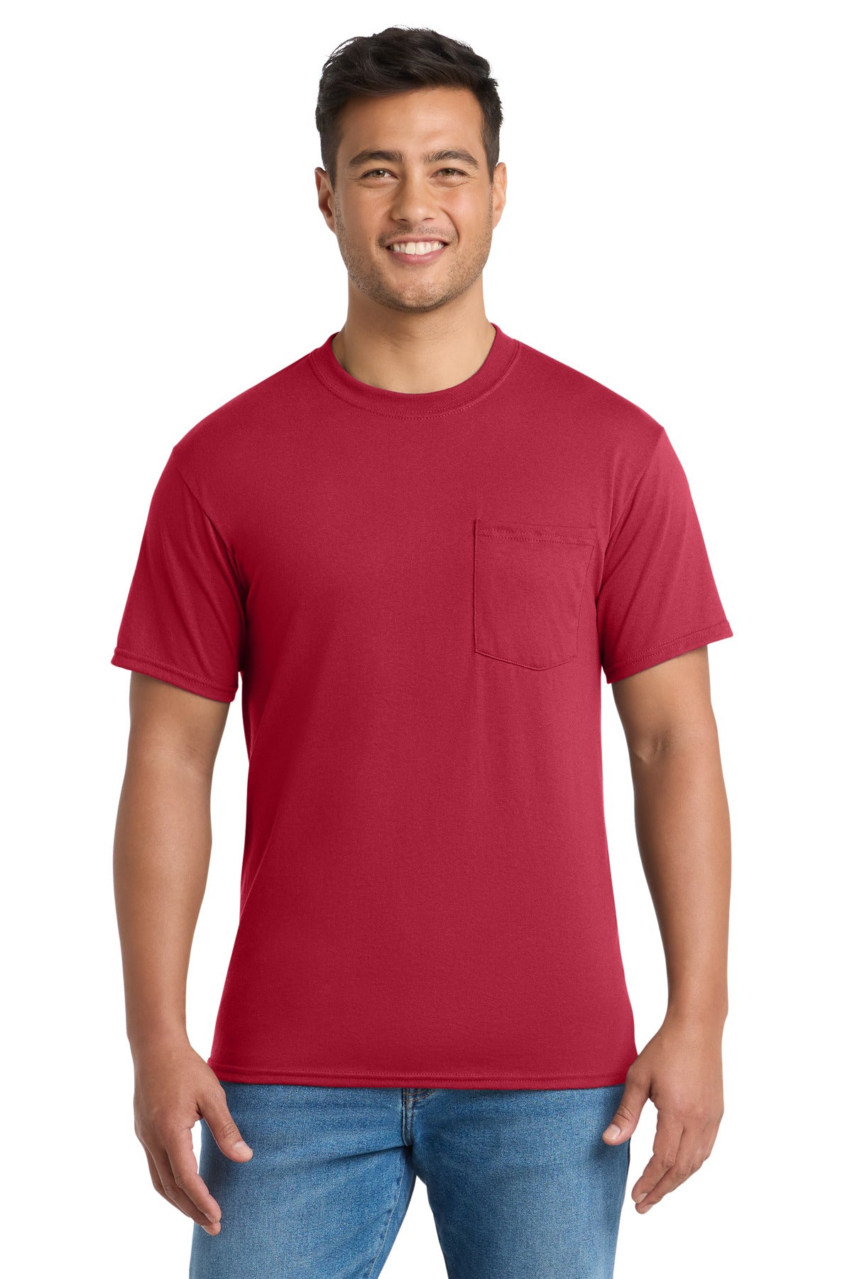 Port & Co™ Tall Core Blend Pocket Tee PC55PT