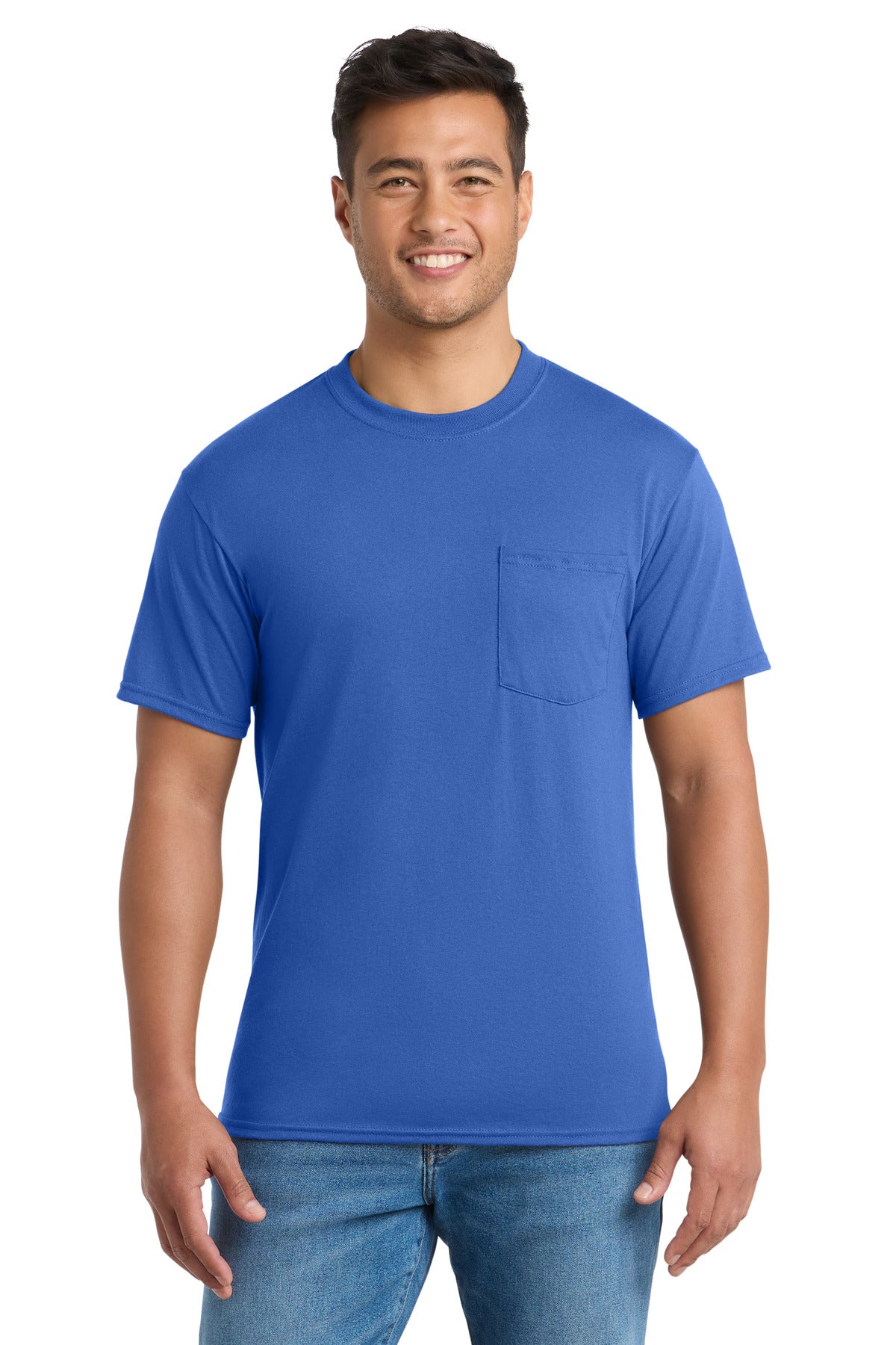 Port & Co™ Tall Core Blend Pocket Tee PC55PT