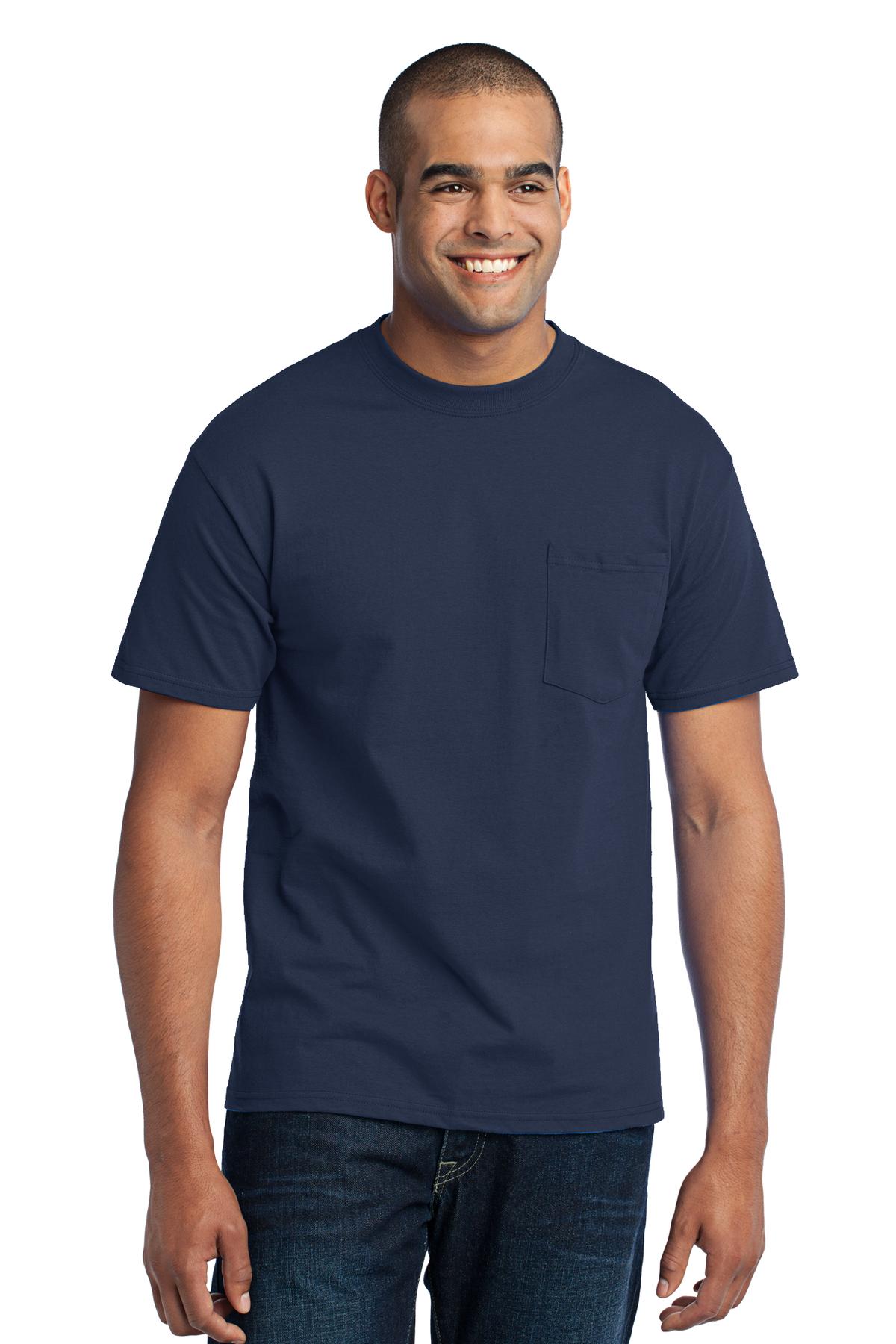 Port & Co™ Core Blend Pocket Tee PC55P
