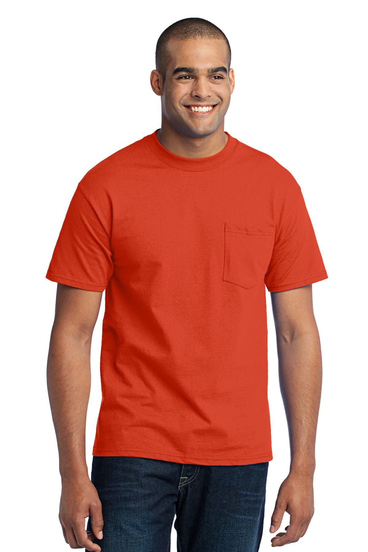 Port & Co™ Core Blend Pocket Tee PC55P