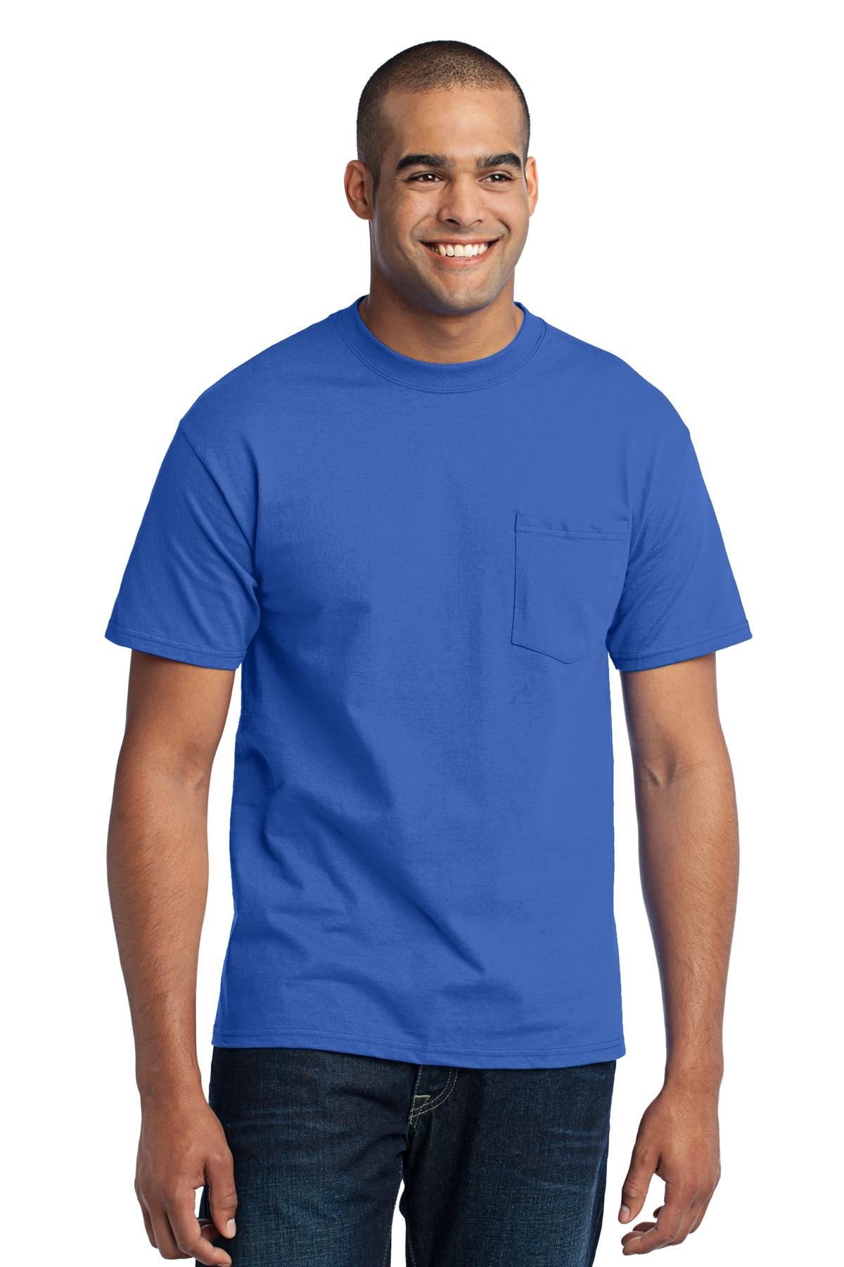 Port & Co™ Core Blend Pocket Tee PC55P