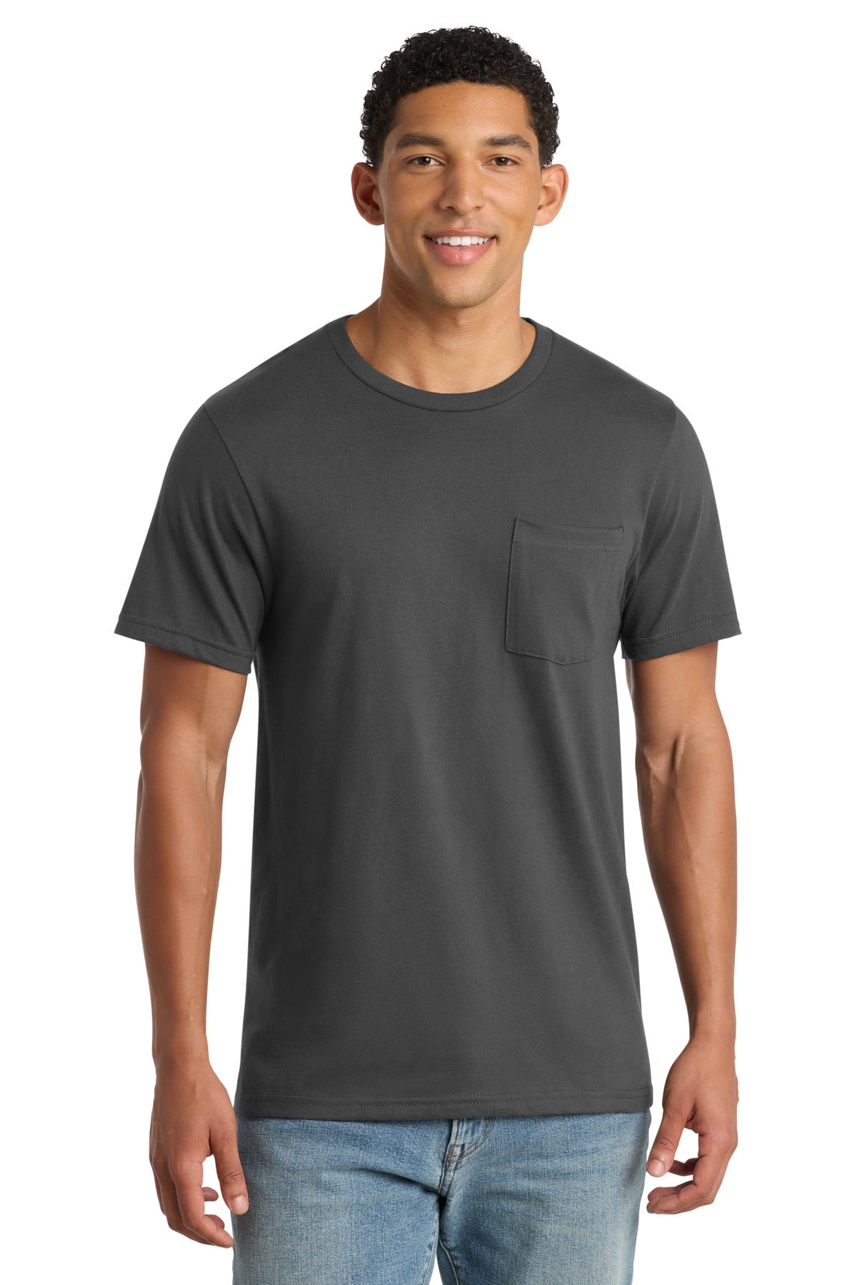 Port & Co™ Bouncer Pocket Tee PC600P