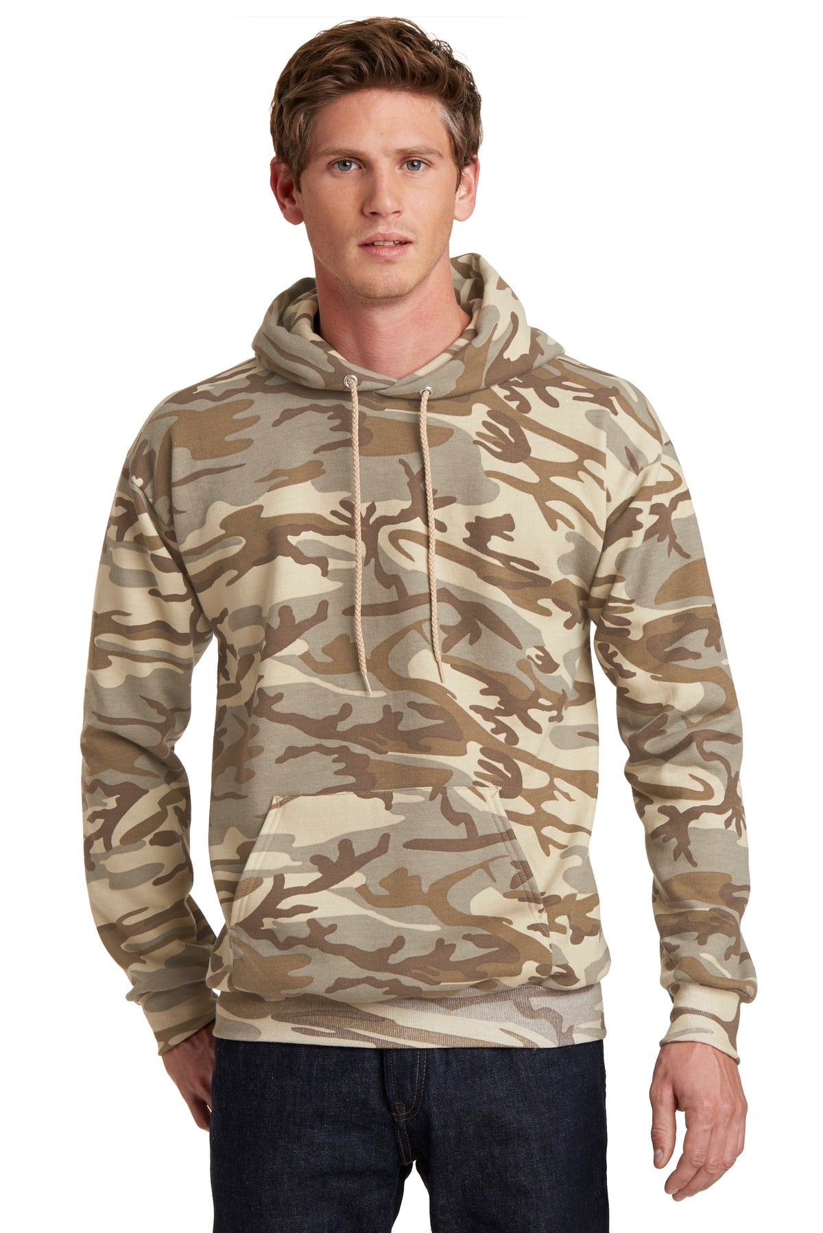 Port & Co™ Core Fleece Camo Pullover Hooded Sweatshirt PC78HC