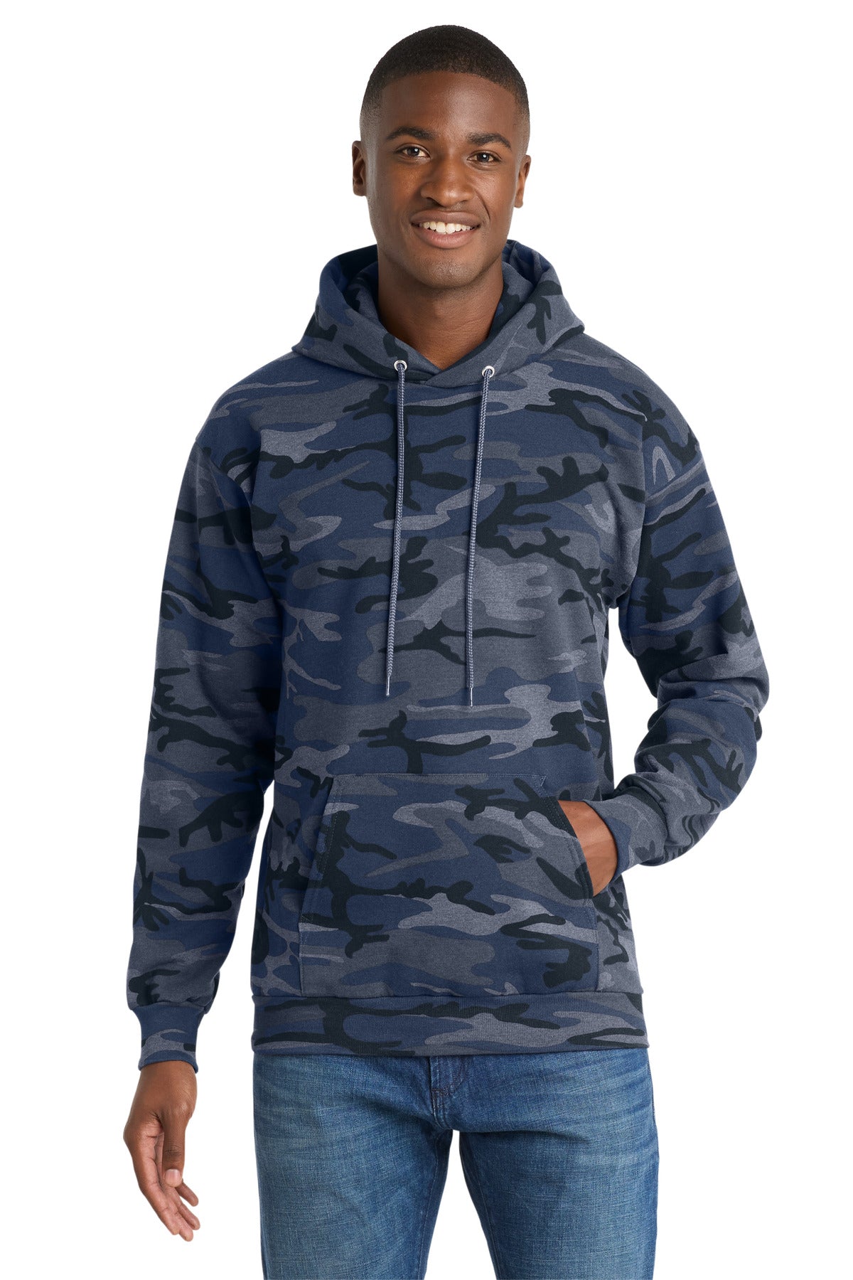 Port & Co™ Core Fleece Camo Pullover Hooded Sweatshirt PC78HC