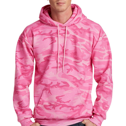 Port & Company ®  Core Fleece Camo Pullover Hooded Sweatshirt. PC78HC