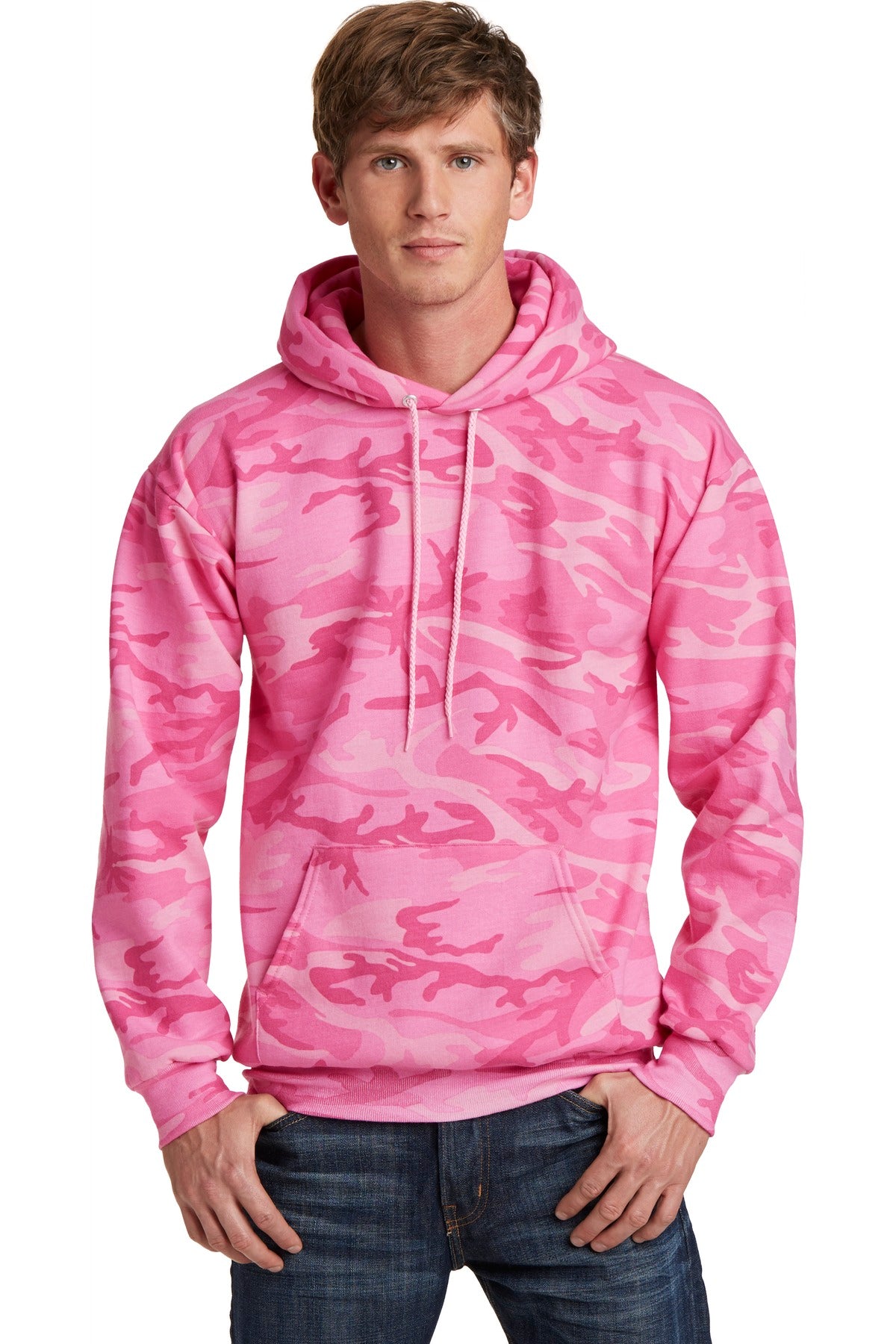 Port & Co™ Core Fleece Camo Pullover Hooded Sweatshirt PC78HC