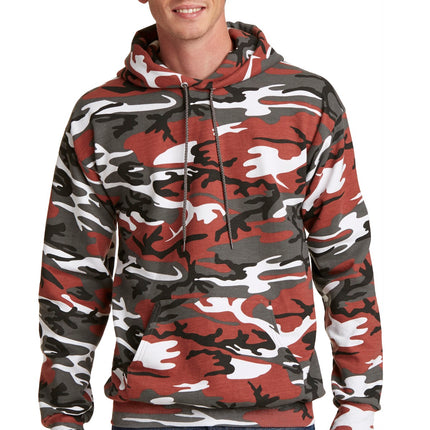 Port & Company ®  Core Fleece Camo Pullover Hooded Sweatshirt. PC78HC
