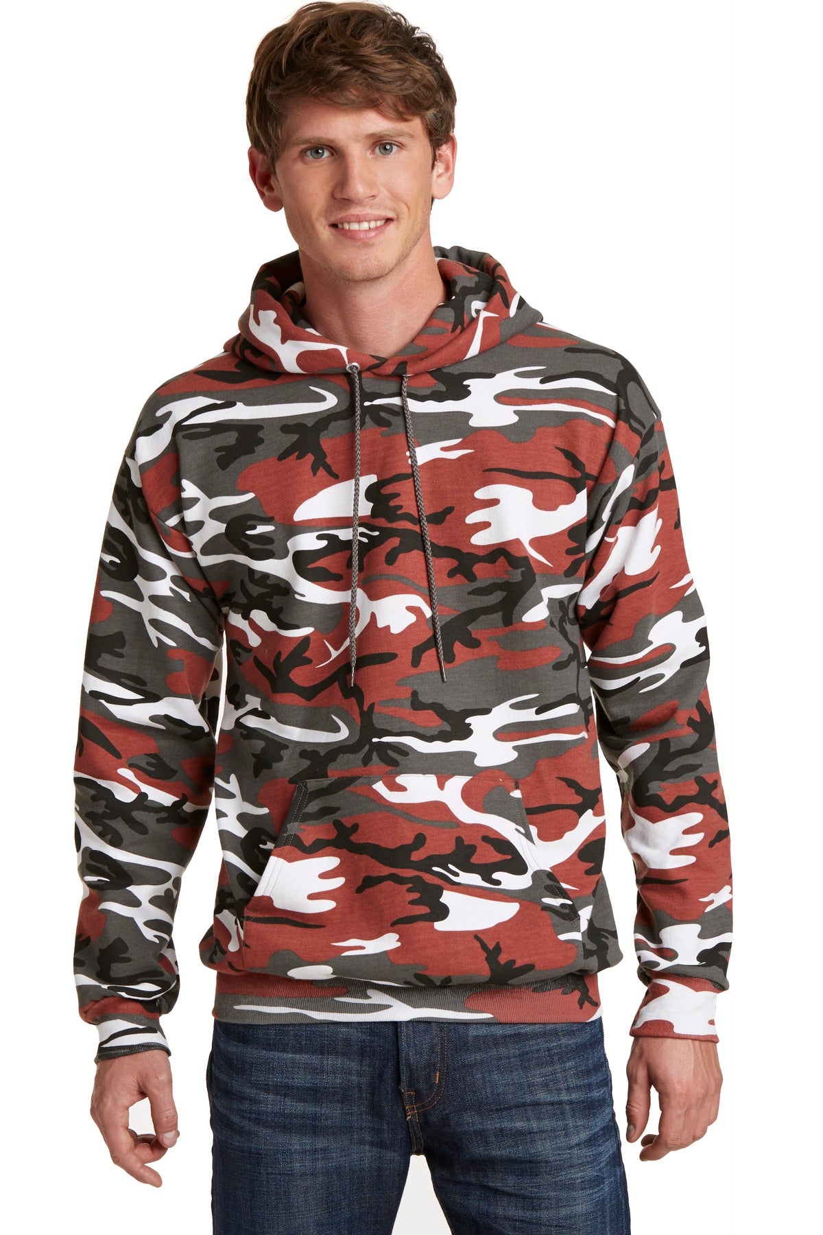 Port & Co™ Core Fleece Camo Pullover Hooded Sweatshirt PC78HC