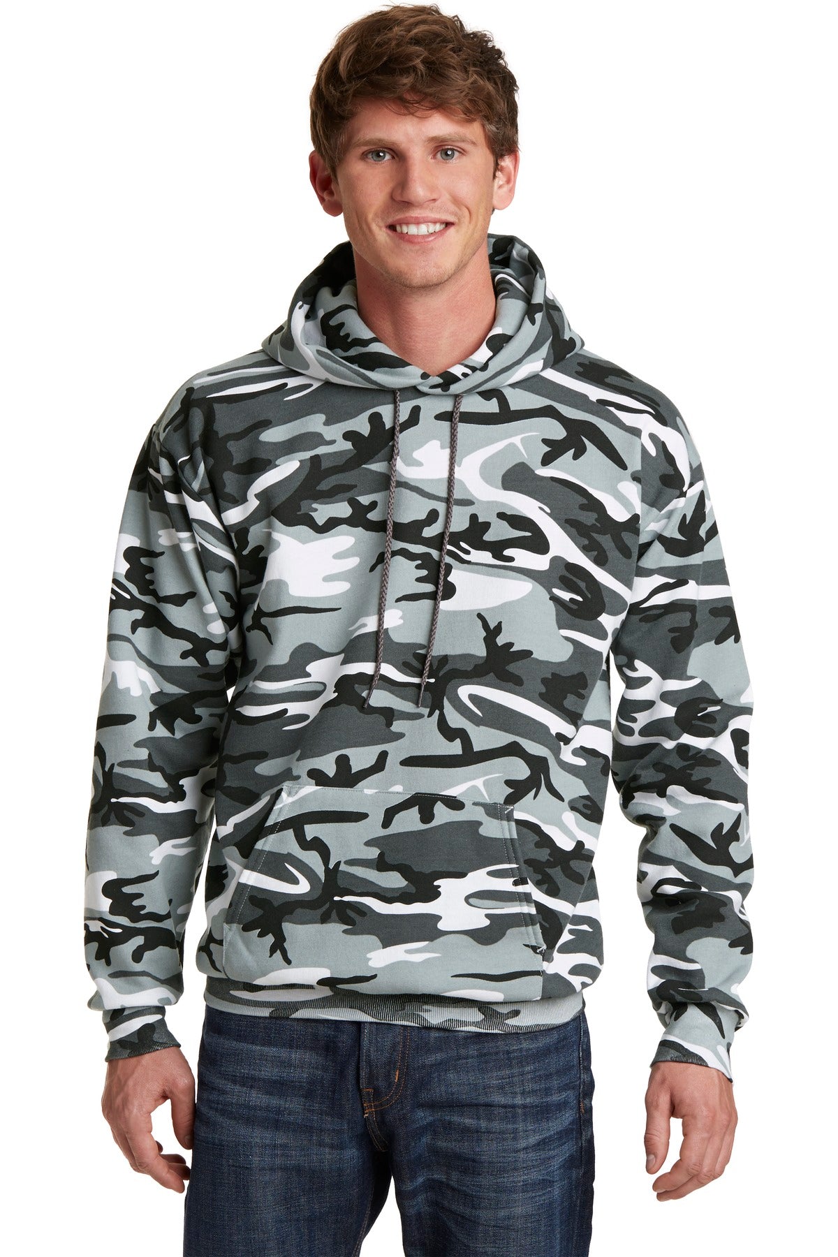 Port & Co™ Core Fleece Camo Pullover Hooded Sweatshirt PC78HC