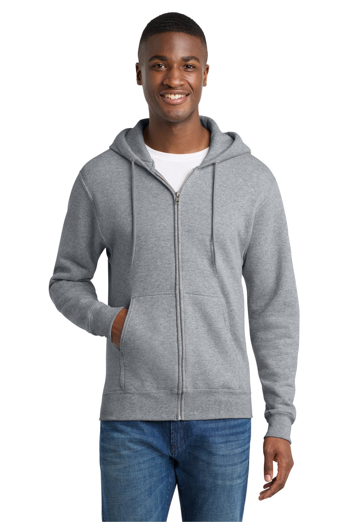 Port & Co™ Core Fleece Full-Zip Hooded Sweatshirt PC78ZH