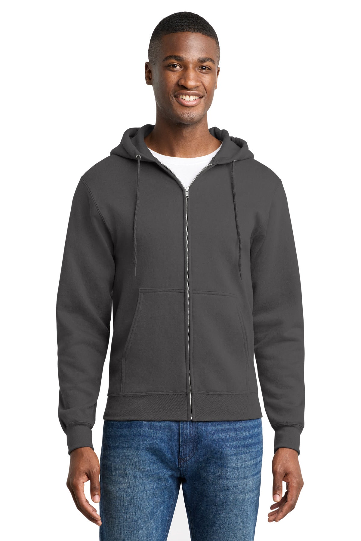 Port & Co™ Core Fleece Full-Zip Hooded Sweatshirt PC78ZH